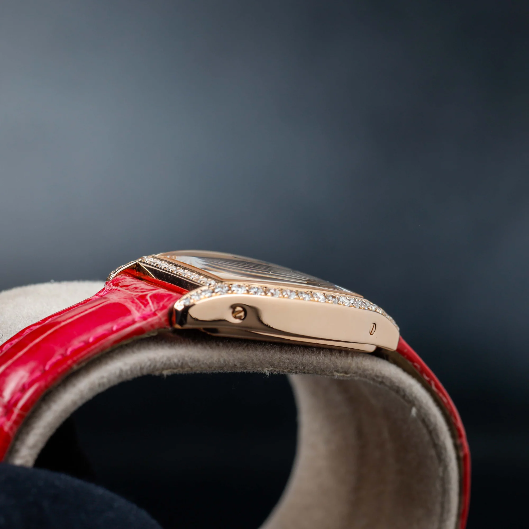 Cartier Tortue Mit Natürlichen Diamanten Nach Maß rosa gold 6