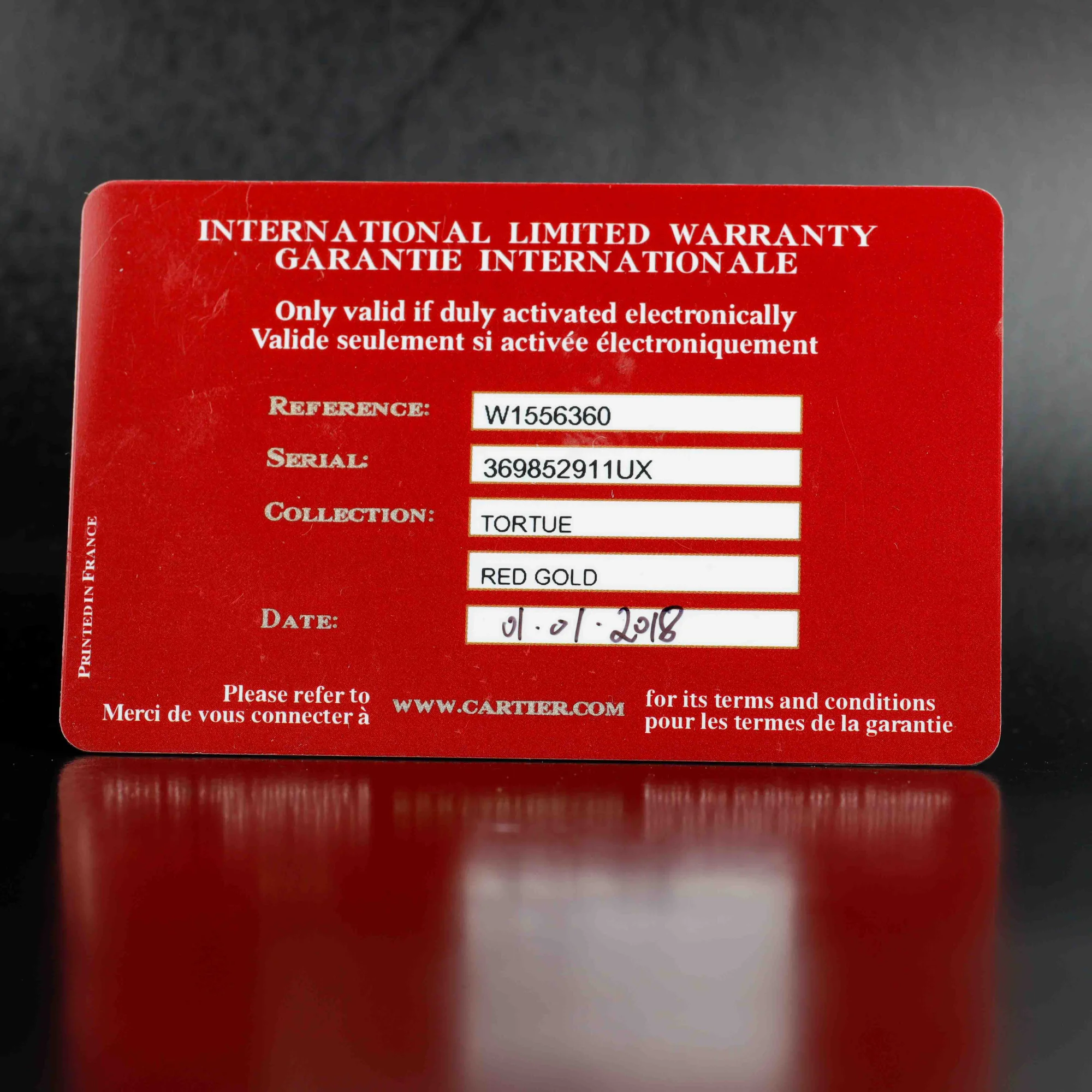 Cartier Tortue Mit Natürlichen Diamanten Nach Maß rosa gold 13