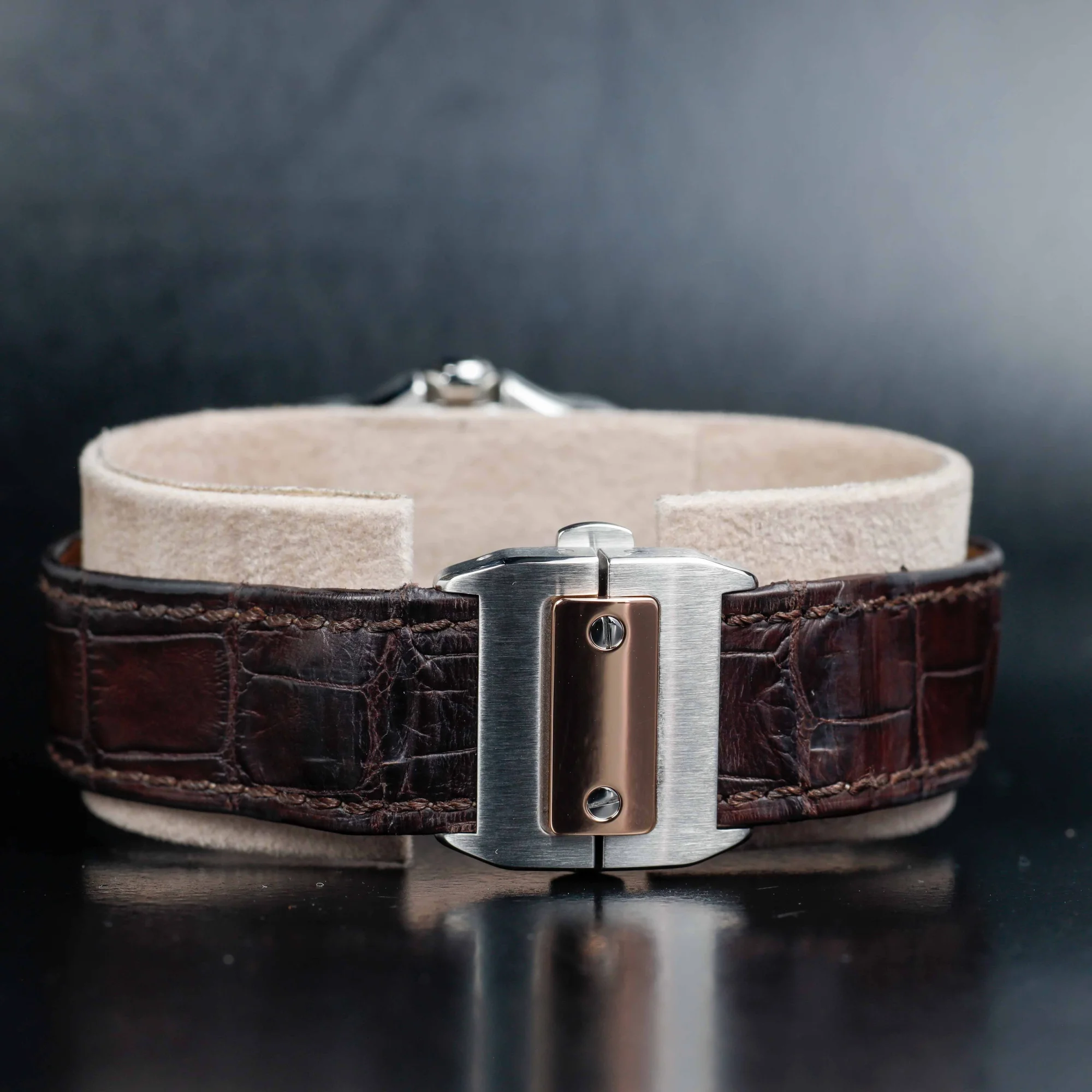 Cartier Santos 100 stahl/roségold 4