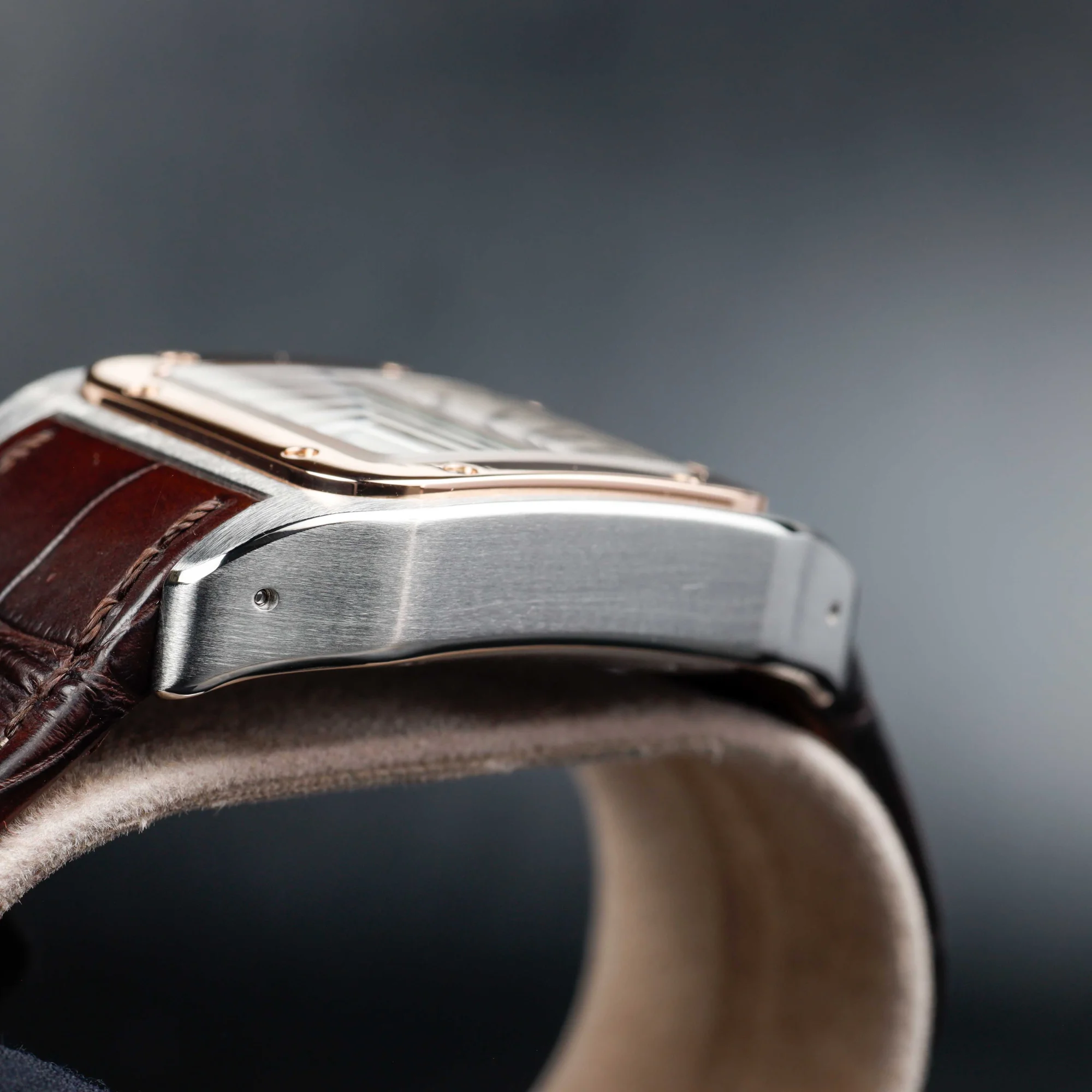 Cartier Santos 100 stahl/roségold 6