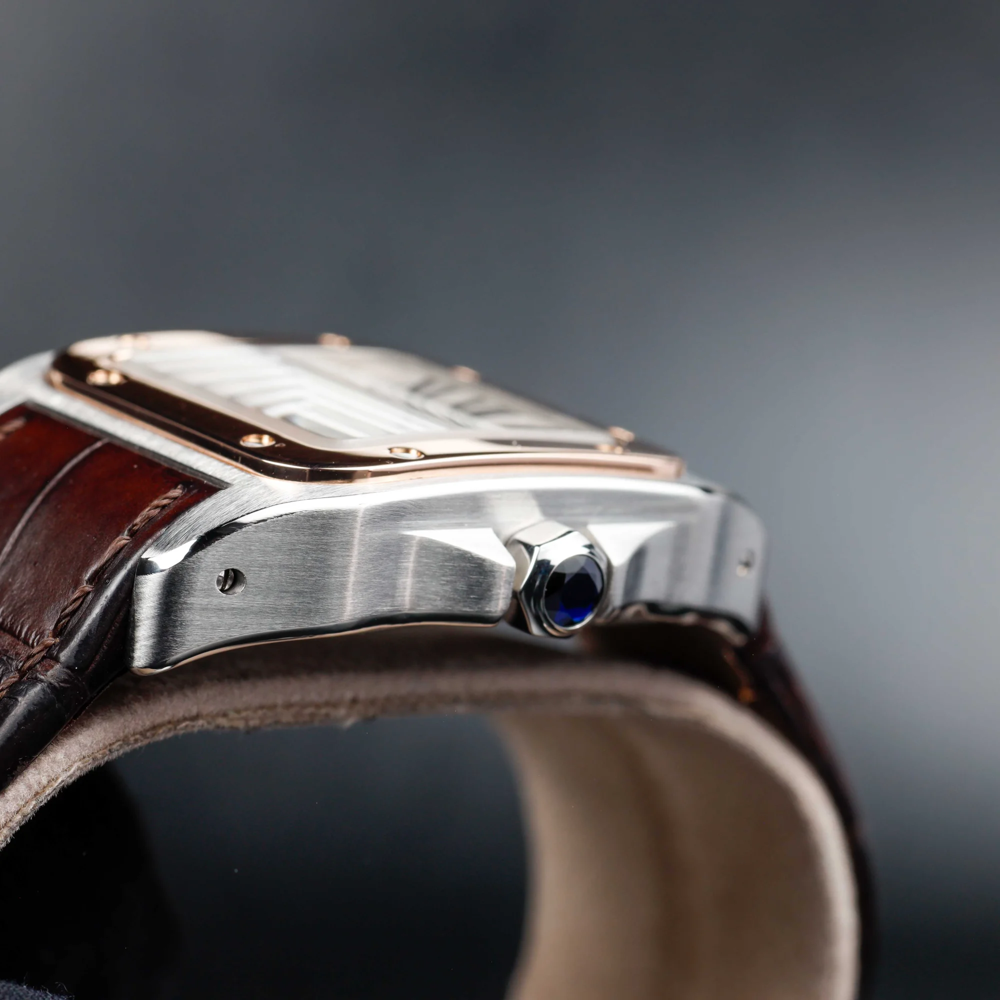 Cartier Santos 100 stahl/roségold 7