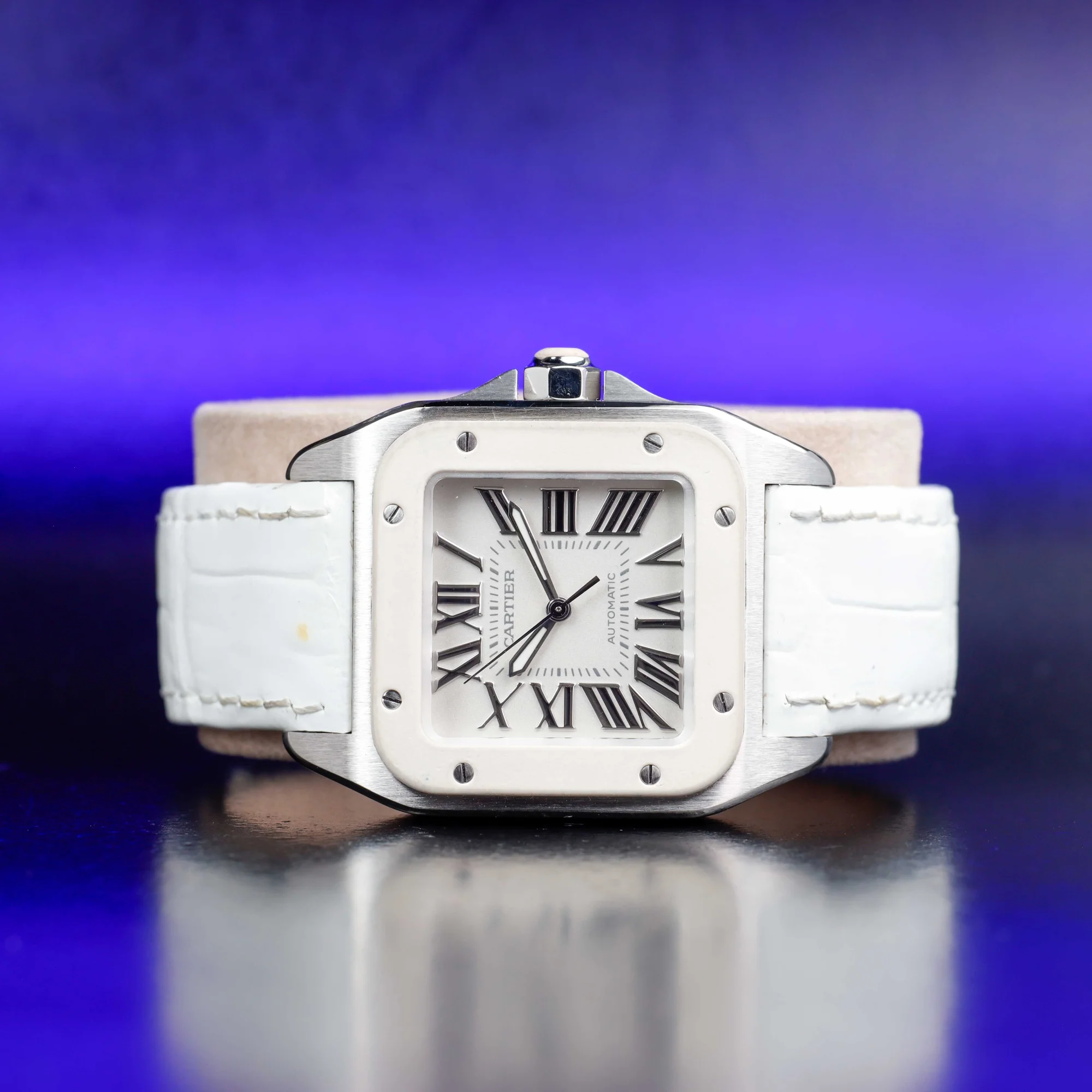 Cartier Santos 100 stahl