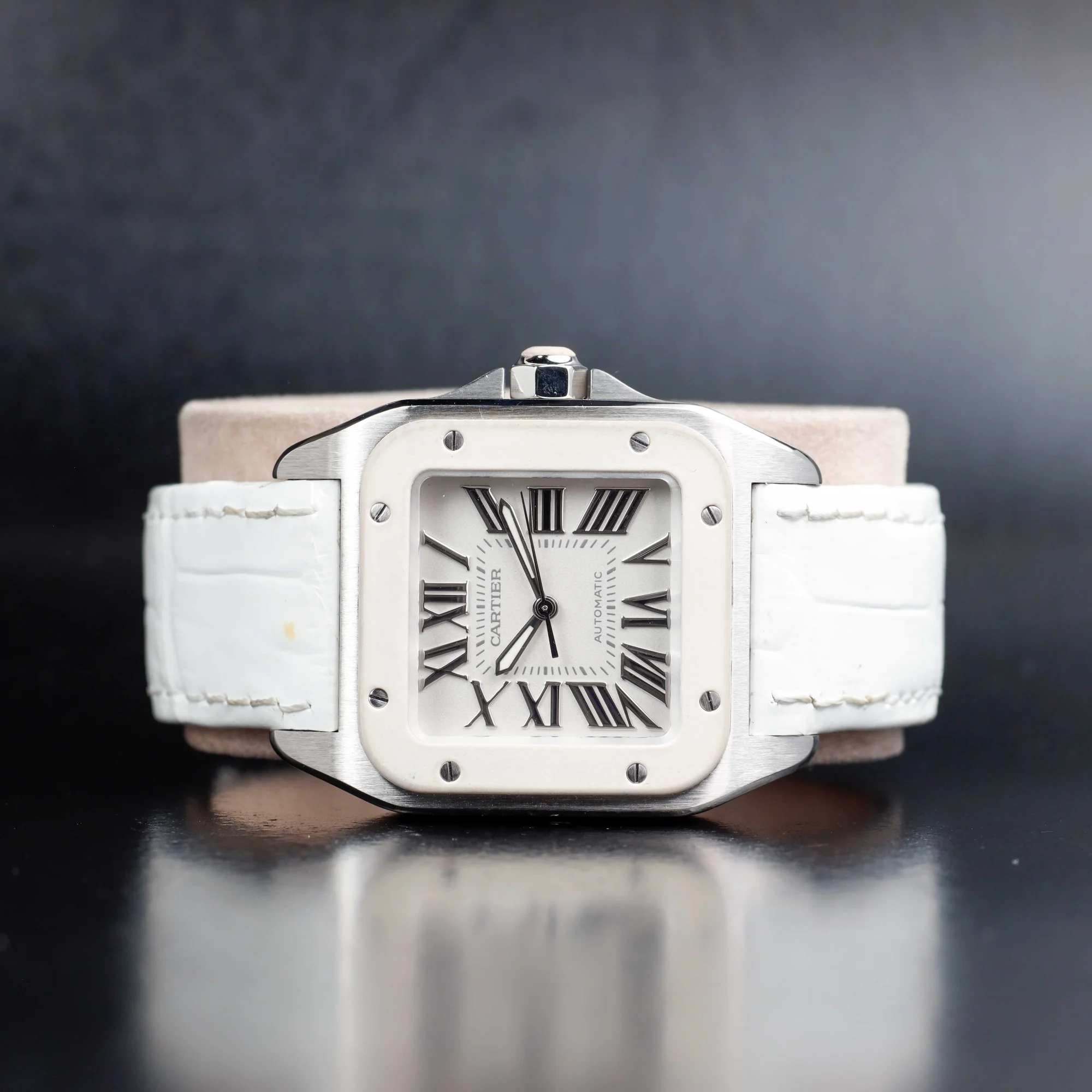 Cartier Santos 100 stahl 2