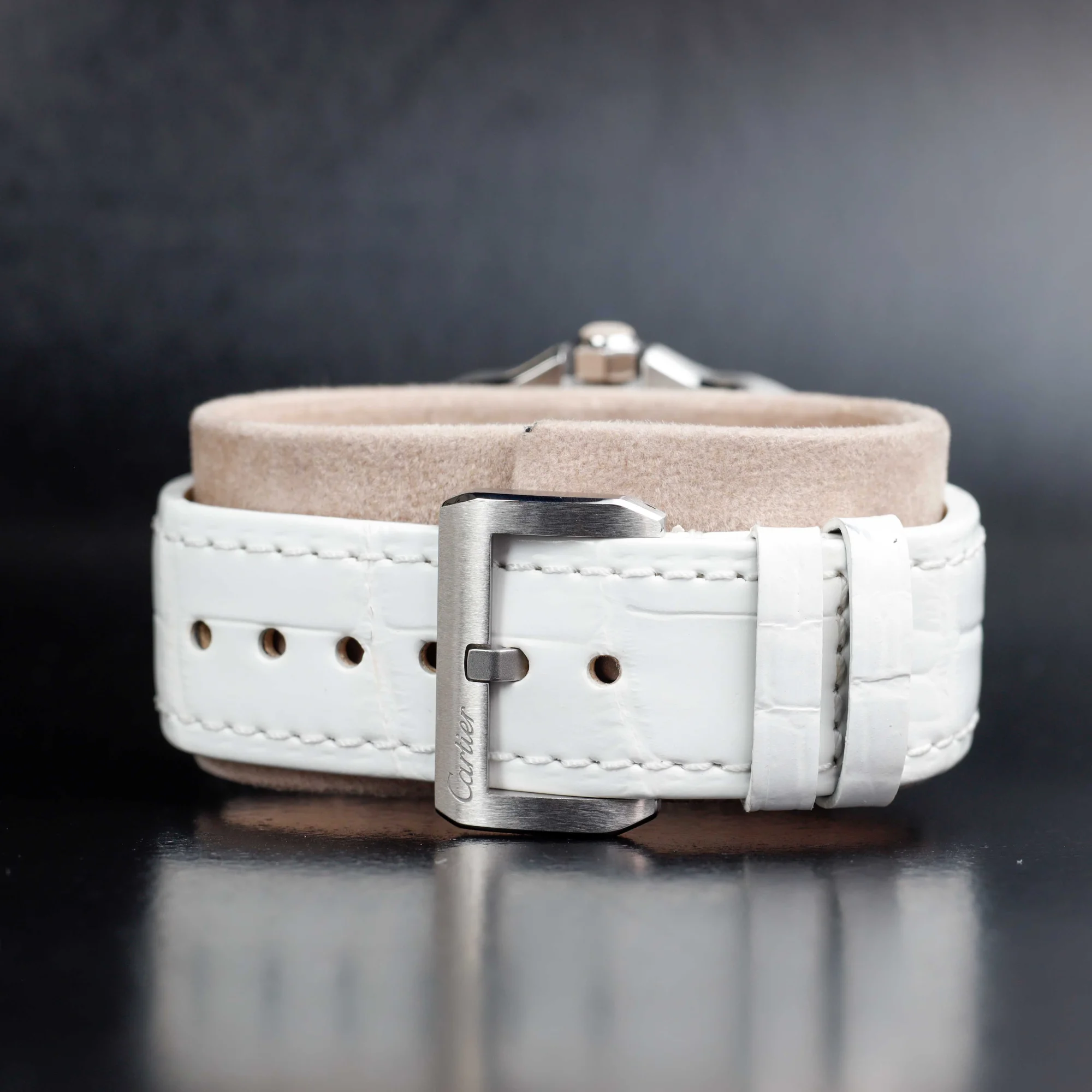 Cartier Santos 100 stahl 4