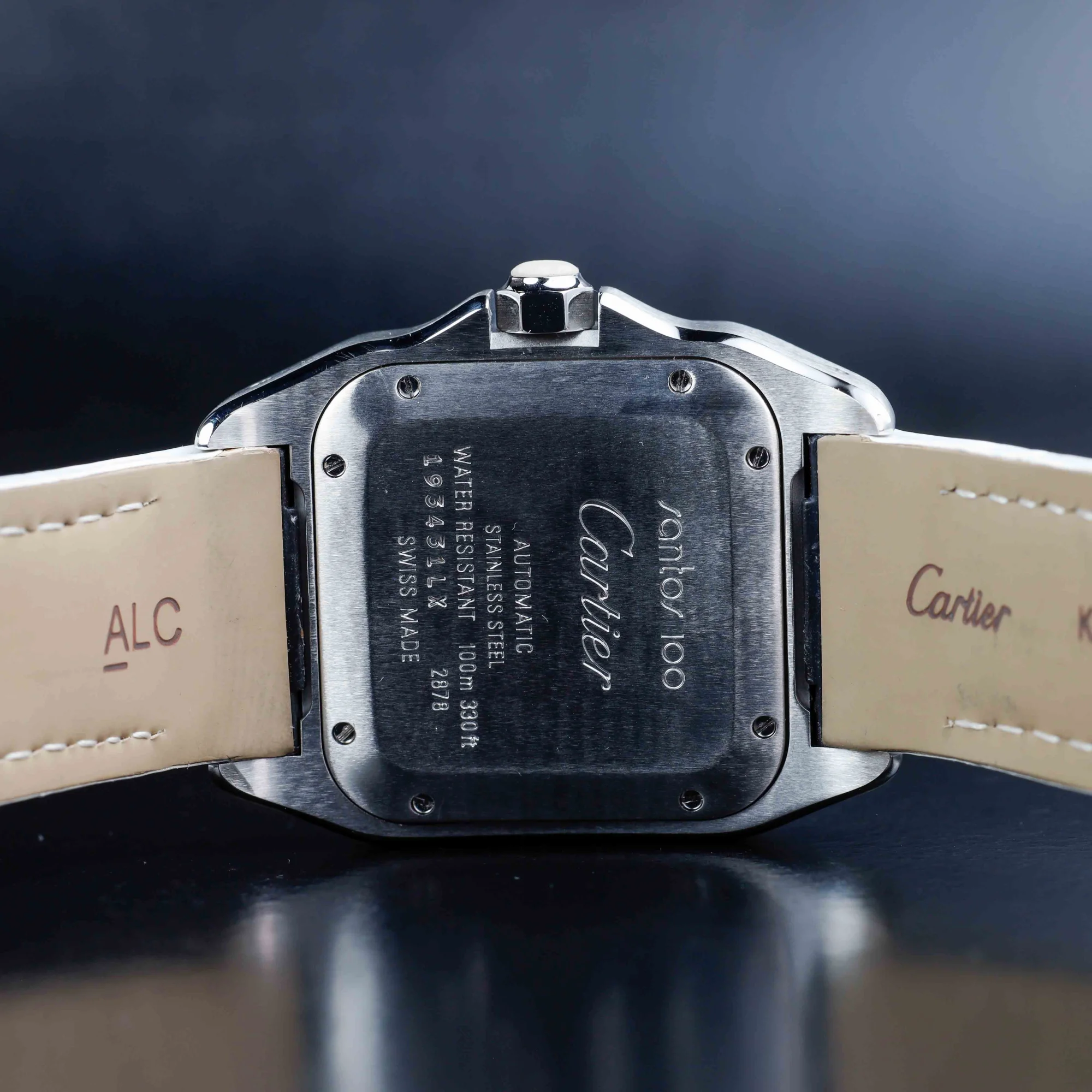 Cartier Santos 100 stahl 9