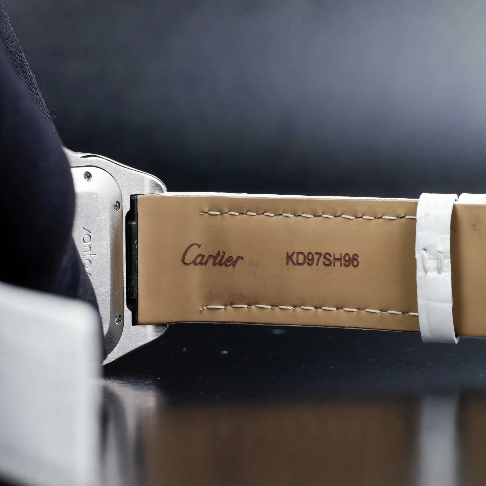 Cartier Santos 100 stahl 10