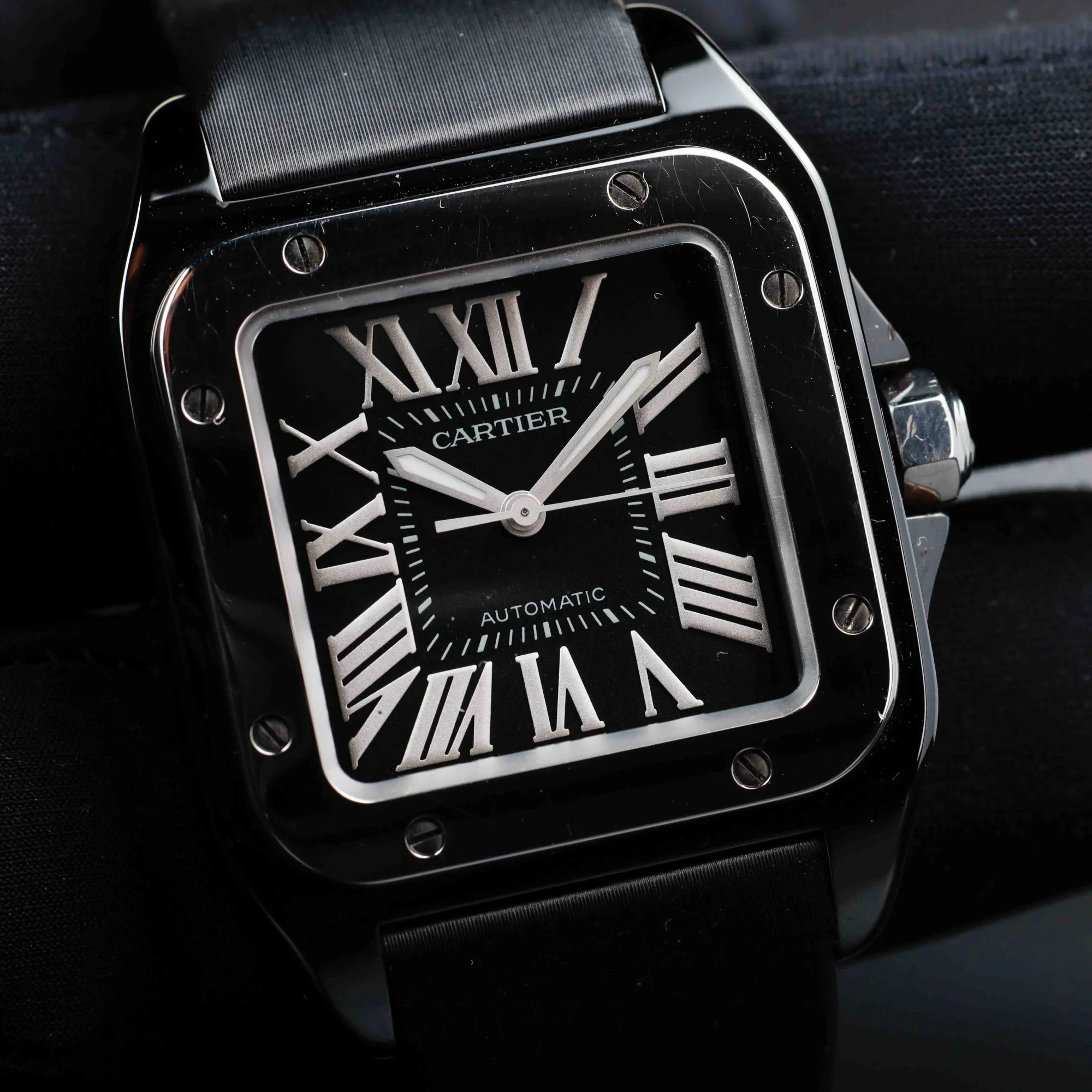 Cartier Santos 100 acciaio 8