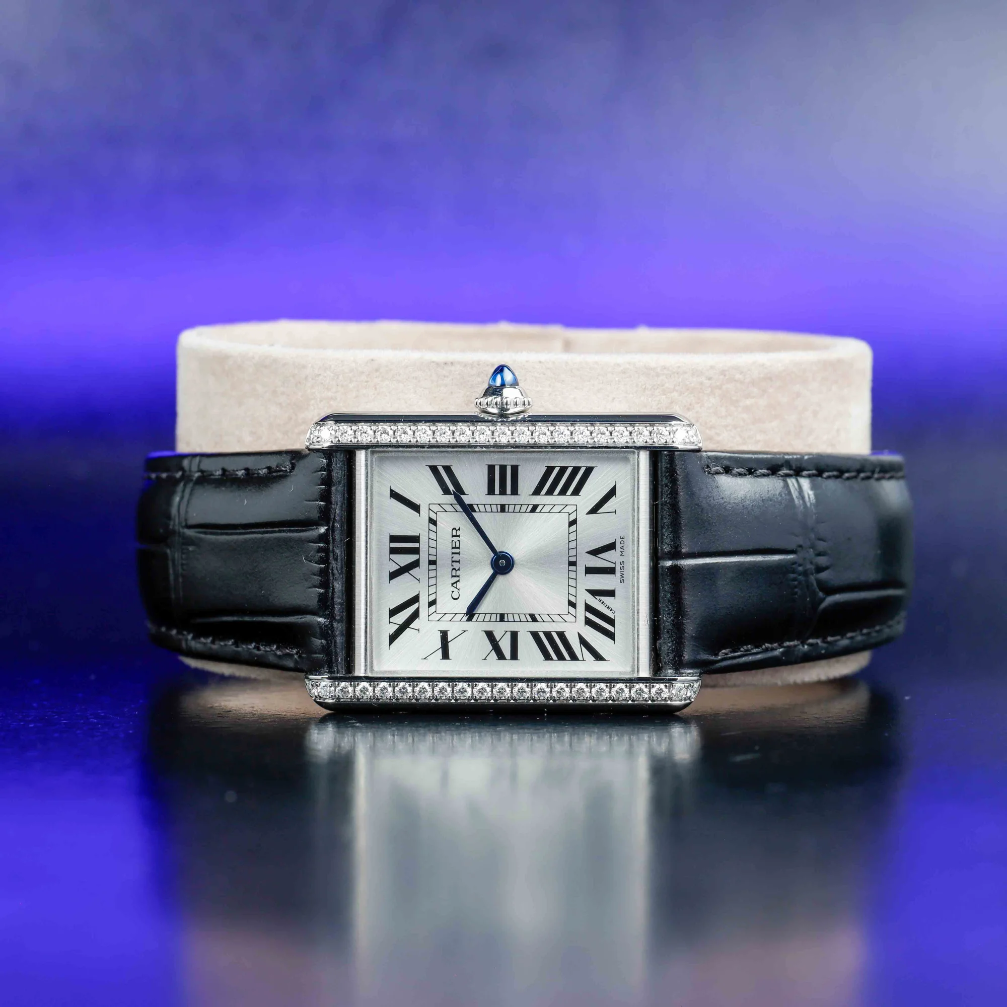 Cartier Tank Muss stahl