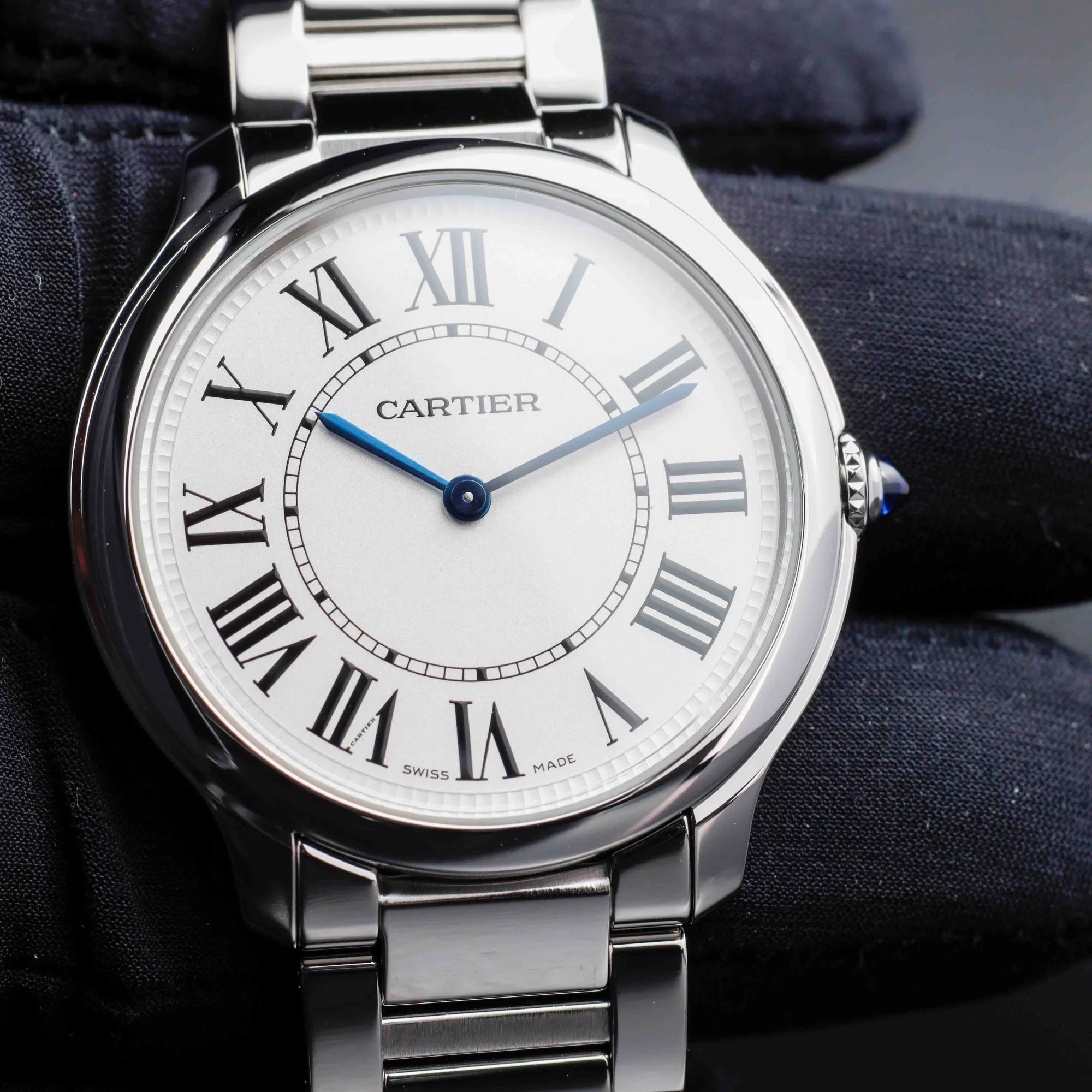 Cartier Ronde Muss stahl 10