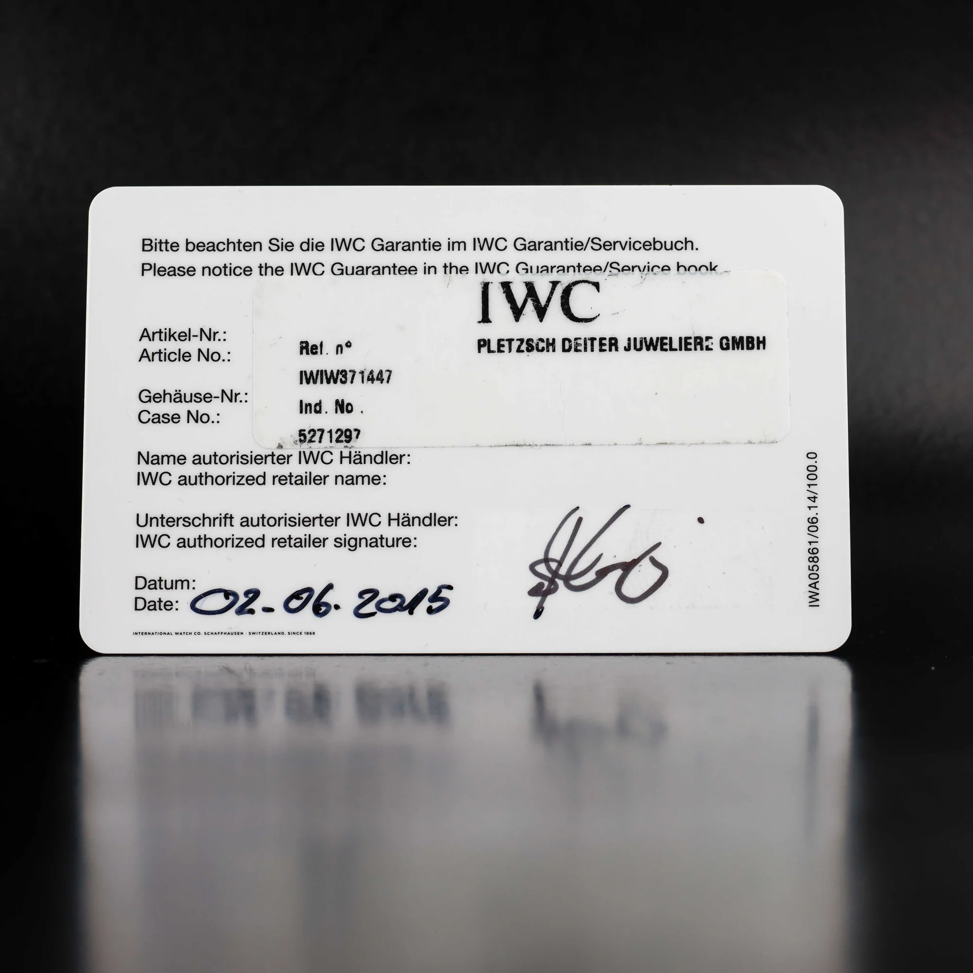 IWC Portugieser Chronograph acciaio 14