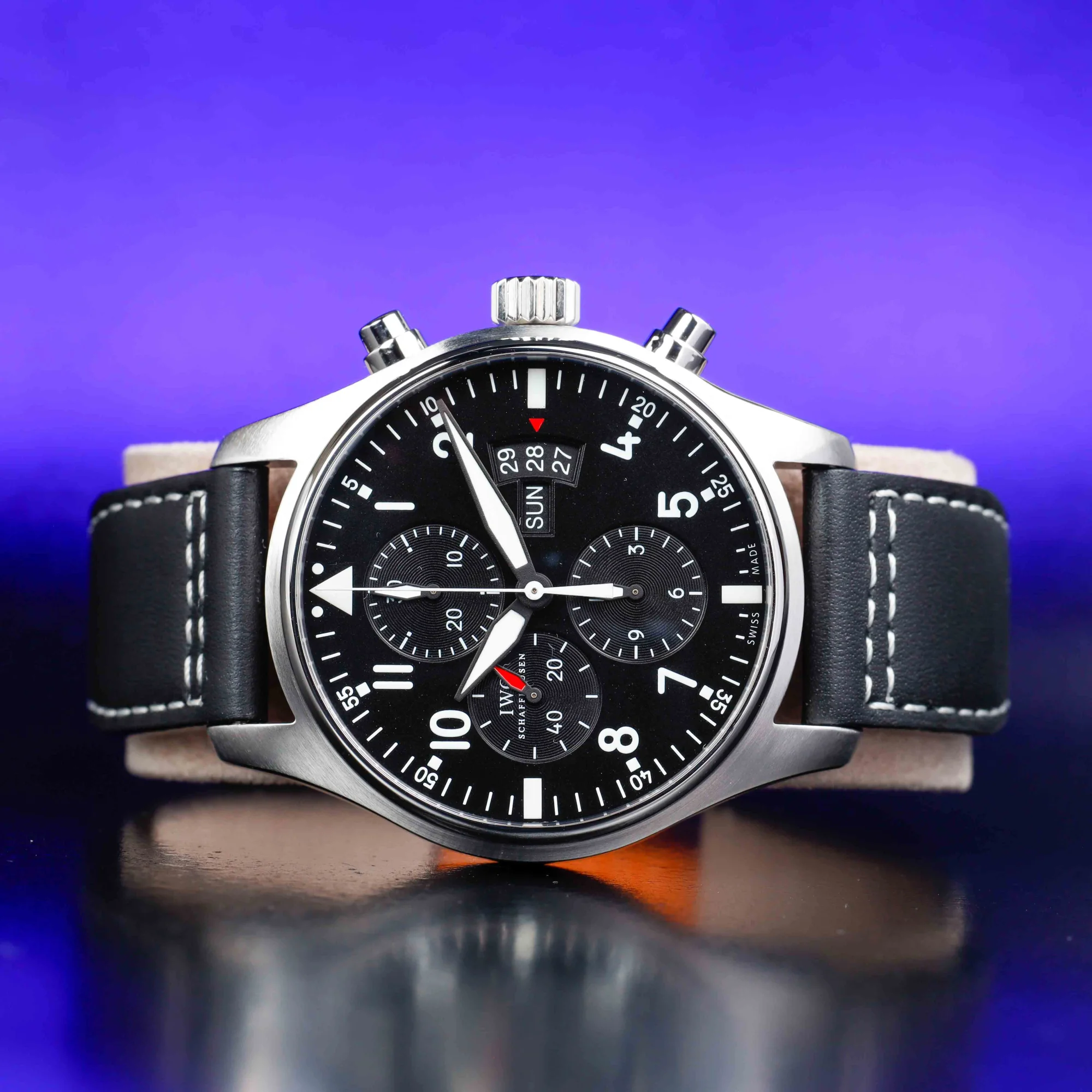 IWC Pilot Chronograph stahl