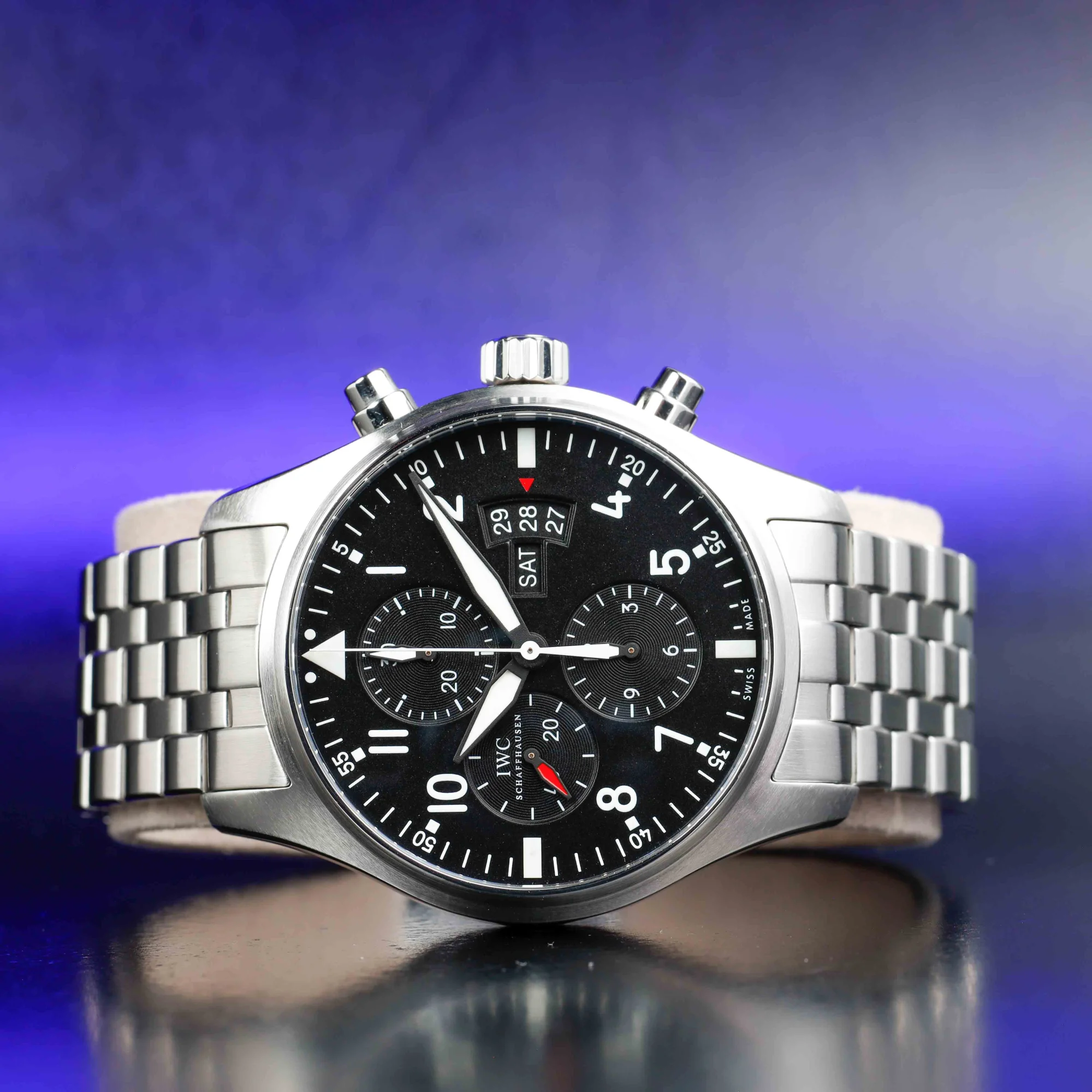 IWC Pilot-chronograph stahl