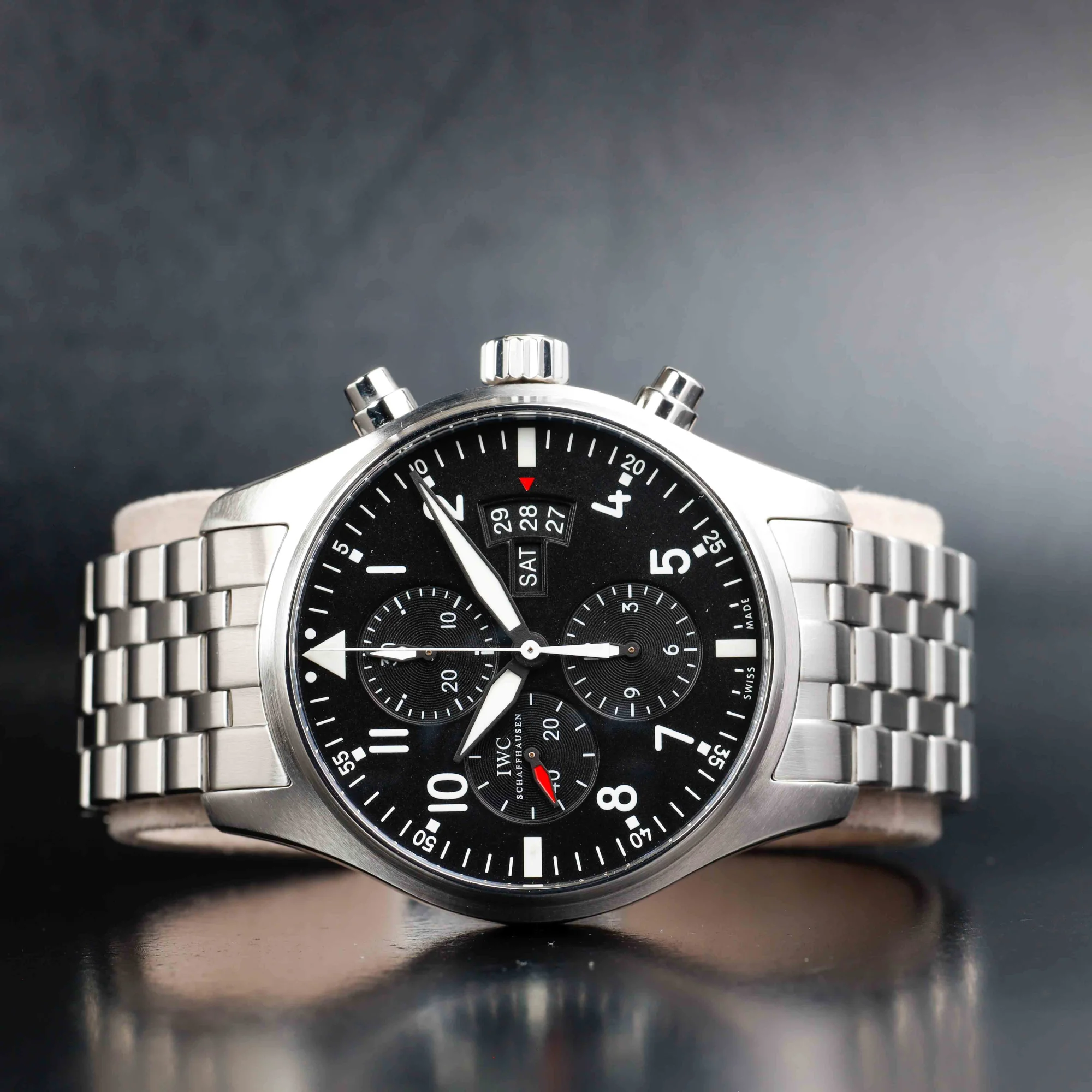 IWC Pilot-chronograph stahl 2