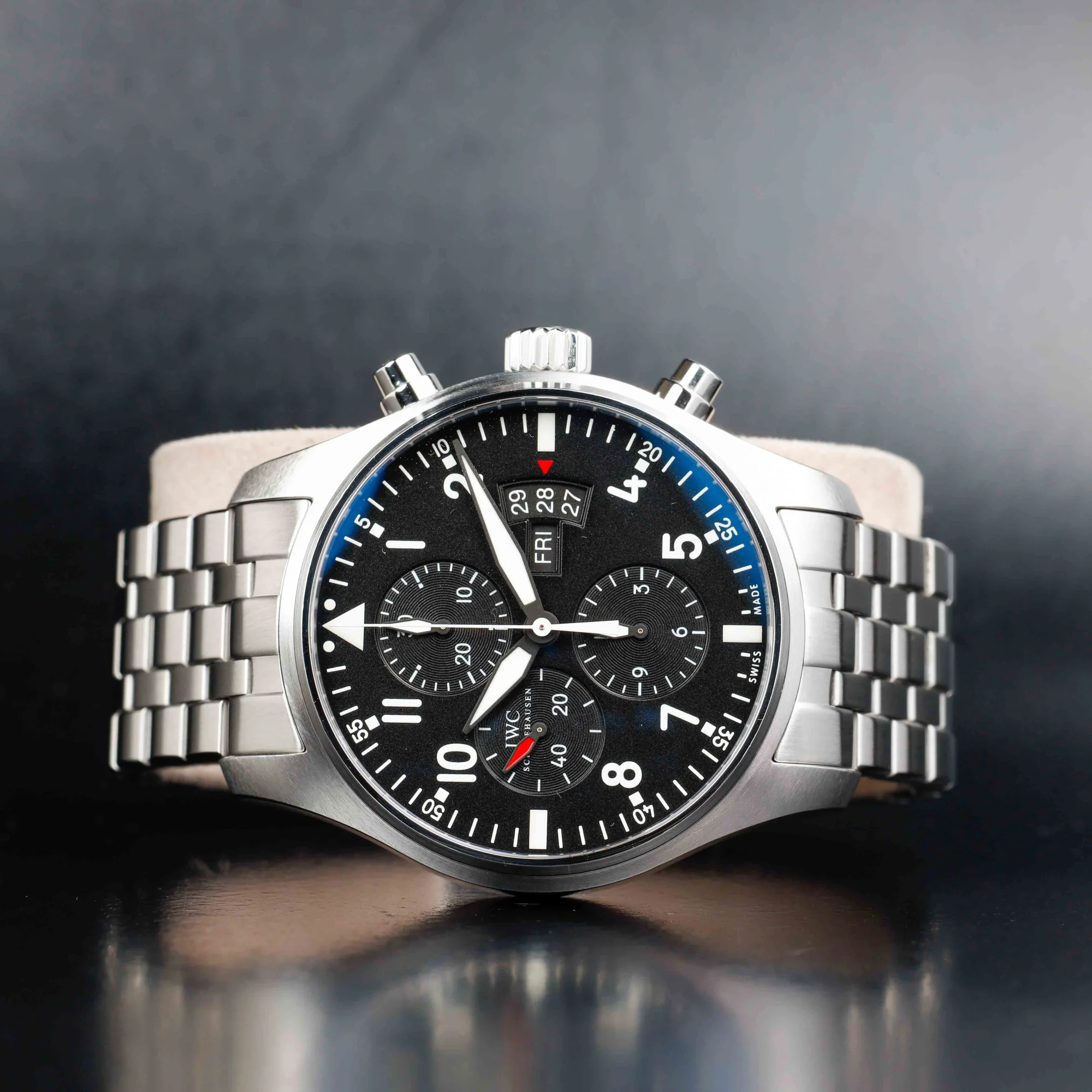 IWC Pilot Chronograph acciaio 2