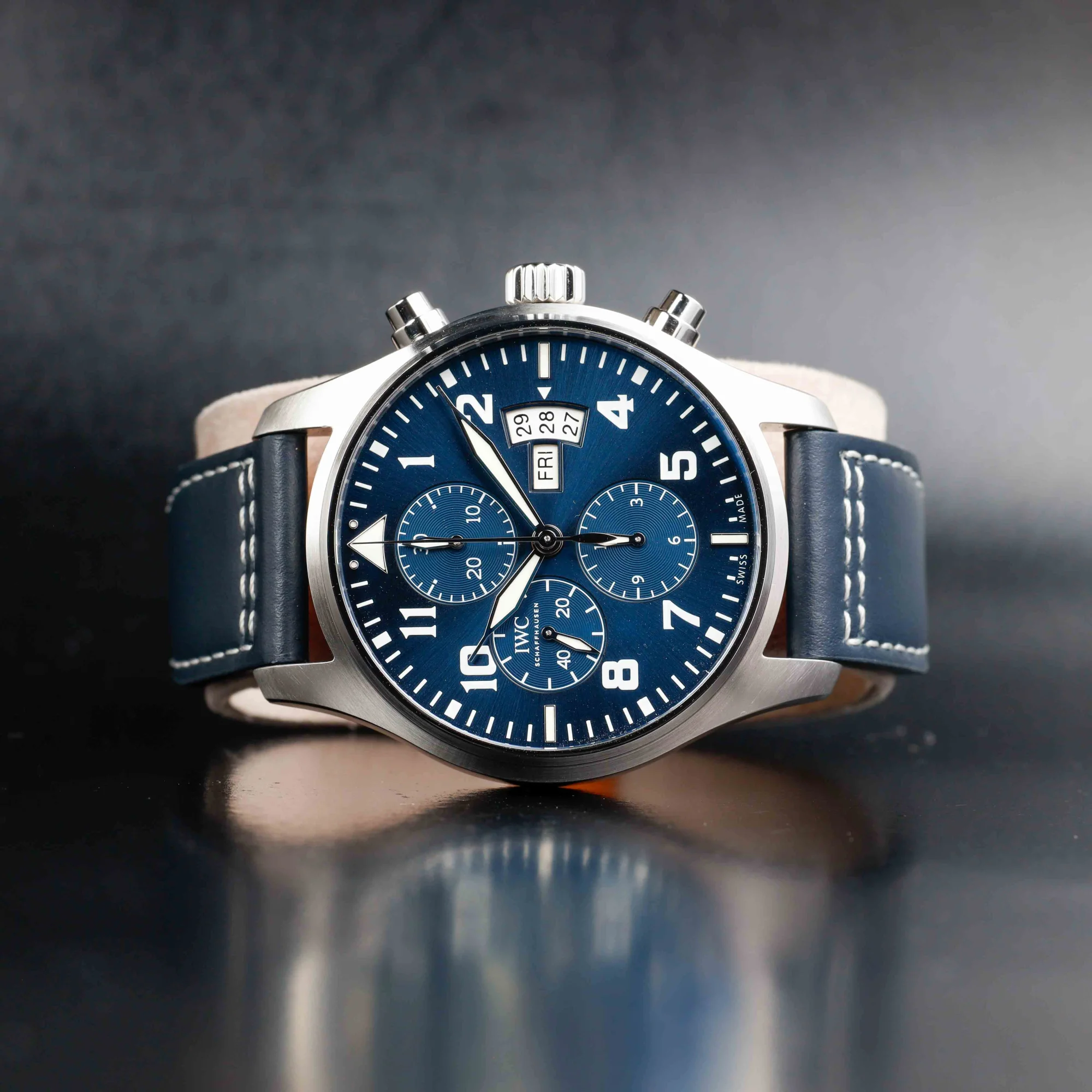 IWC Pilot Chronograph le Petit Prince Limited Edition stahl 2