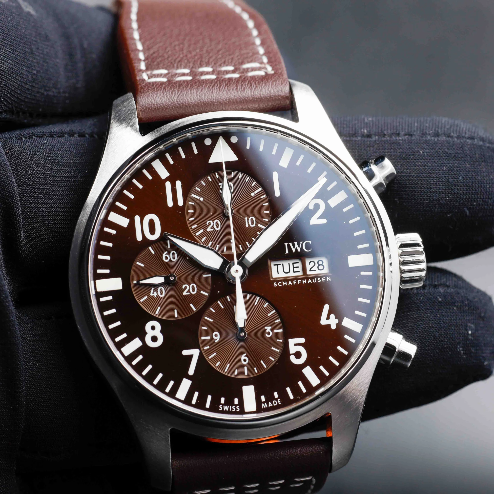 IWC Pilot Chronograph Edition antoine De Saint ExupÉry stahl 8