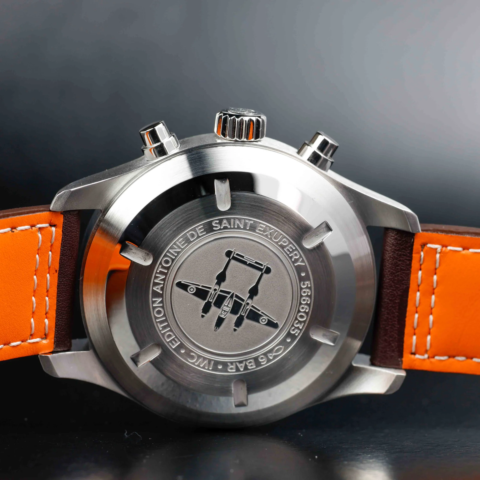 IWC Pilot Chronograph Edition antoine De Saint ExupÉry stahl 9