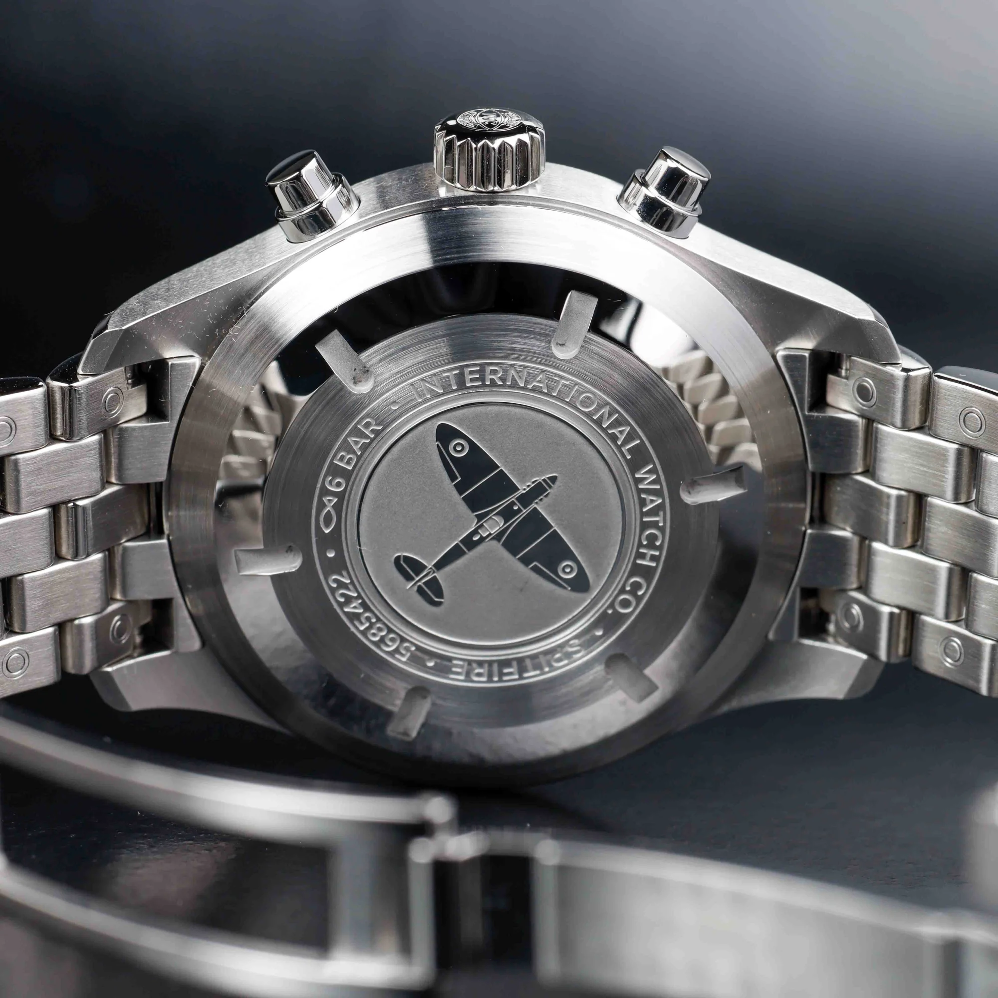 IWC Pilot Spitfire Chronograph stahl 11