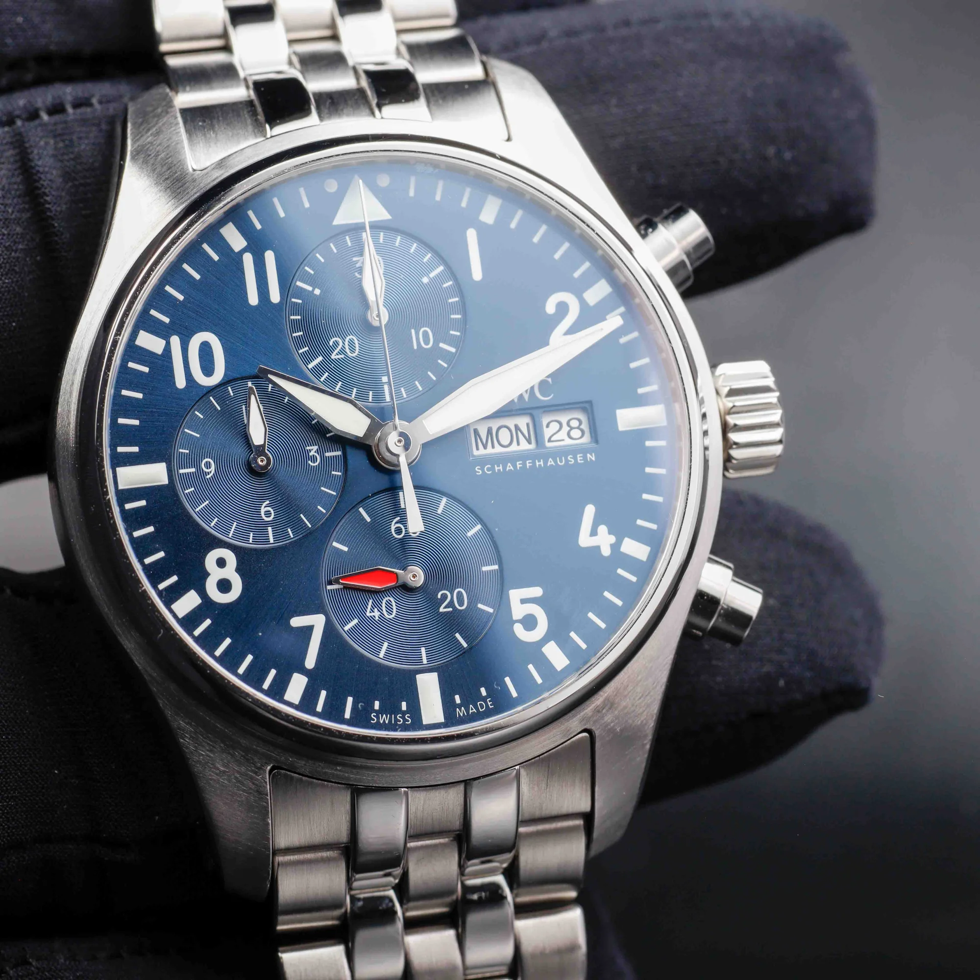 IWC Pilot Chronograph 41 stahl 10