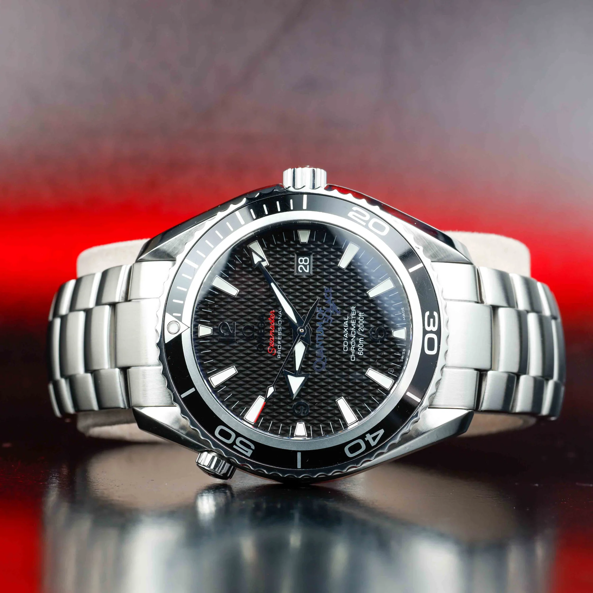 Omega Seamaster Planet Ocean quantum Of Solace 007 Limited Edition steel