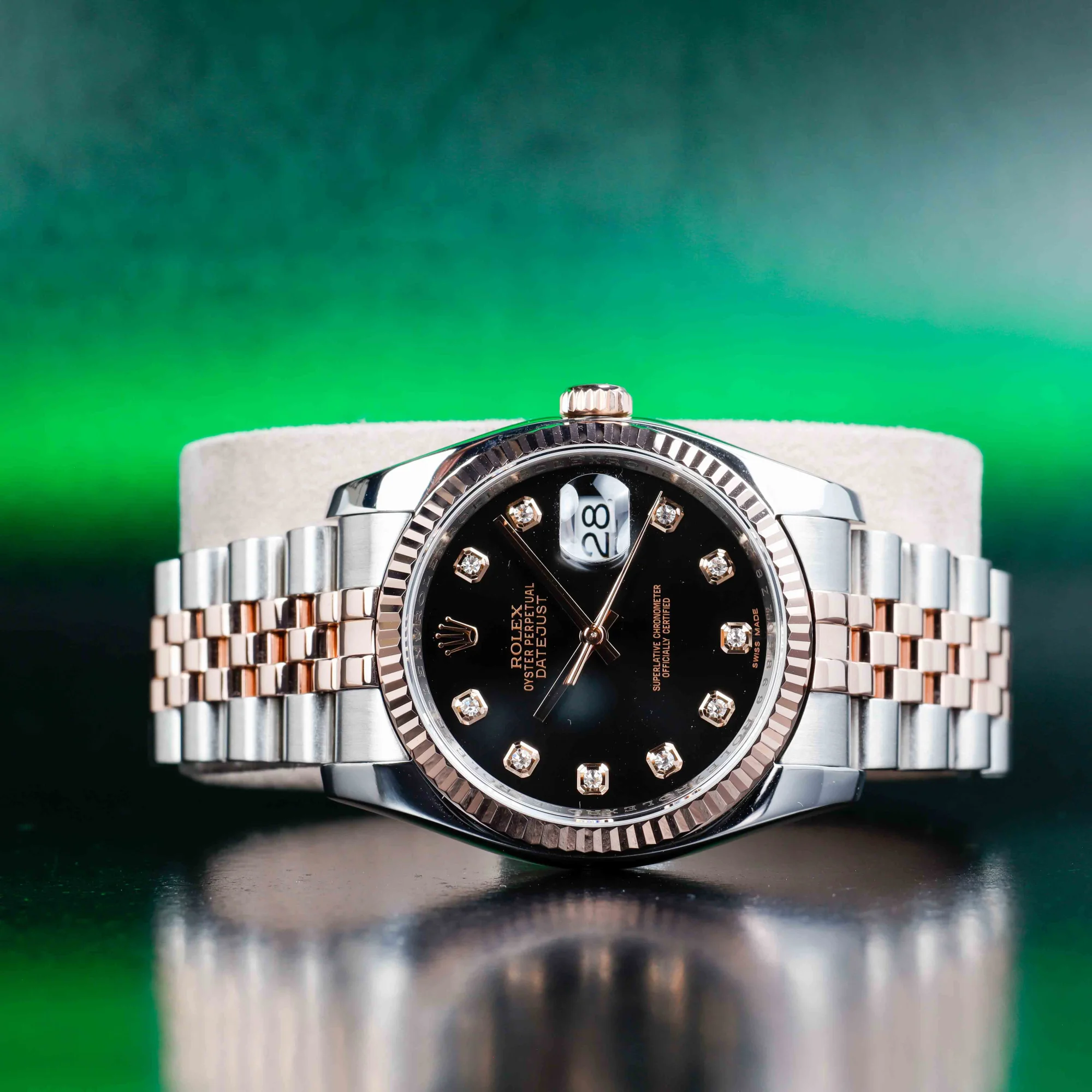 Rolex Datejust 36 acier/or rose
