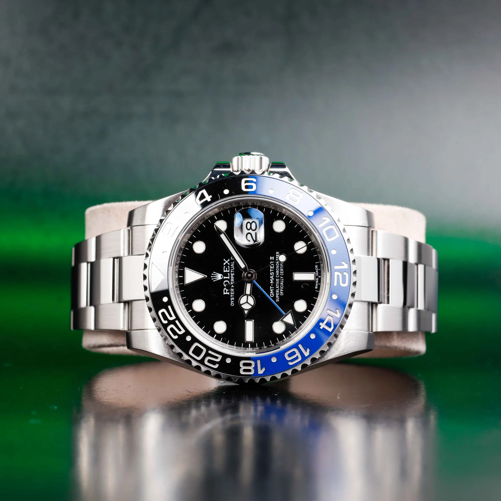 Rolex Gmt-master Ii batman acciaio