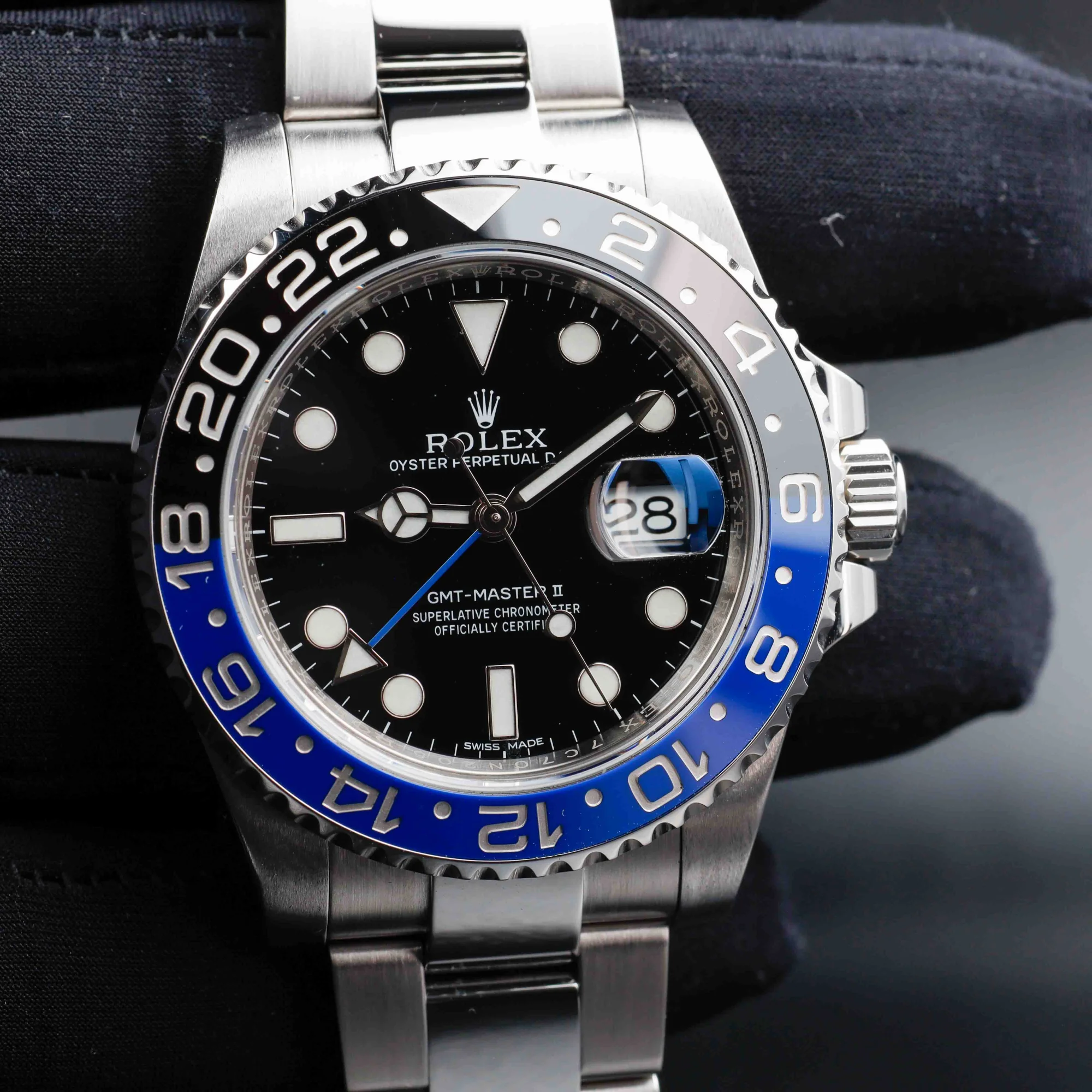 Rolex Gmt-master Ii « batman » (en Anglais) acier 10