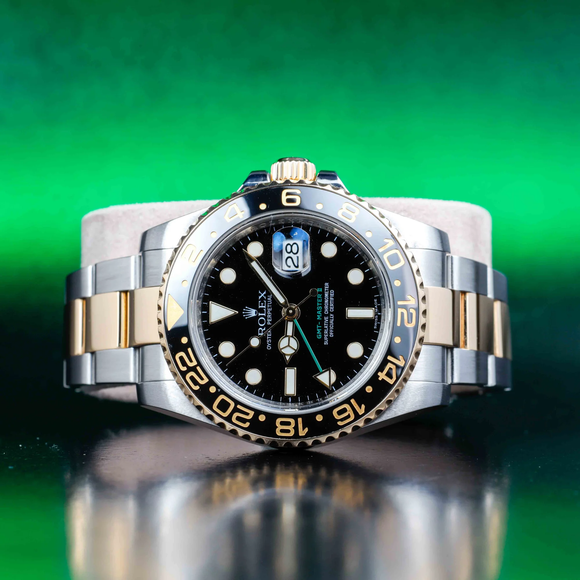 Rolex Gmt-master Ii acciaio/oro giallo