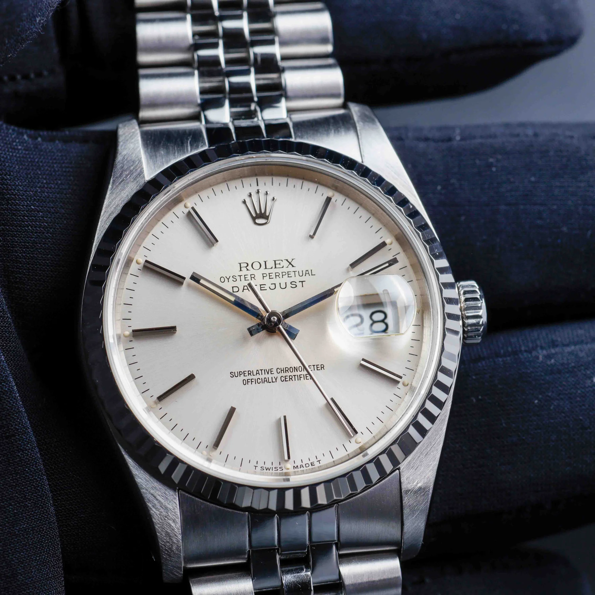 Rolex Datejust 36 stahl/weißgold 10