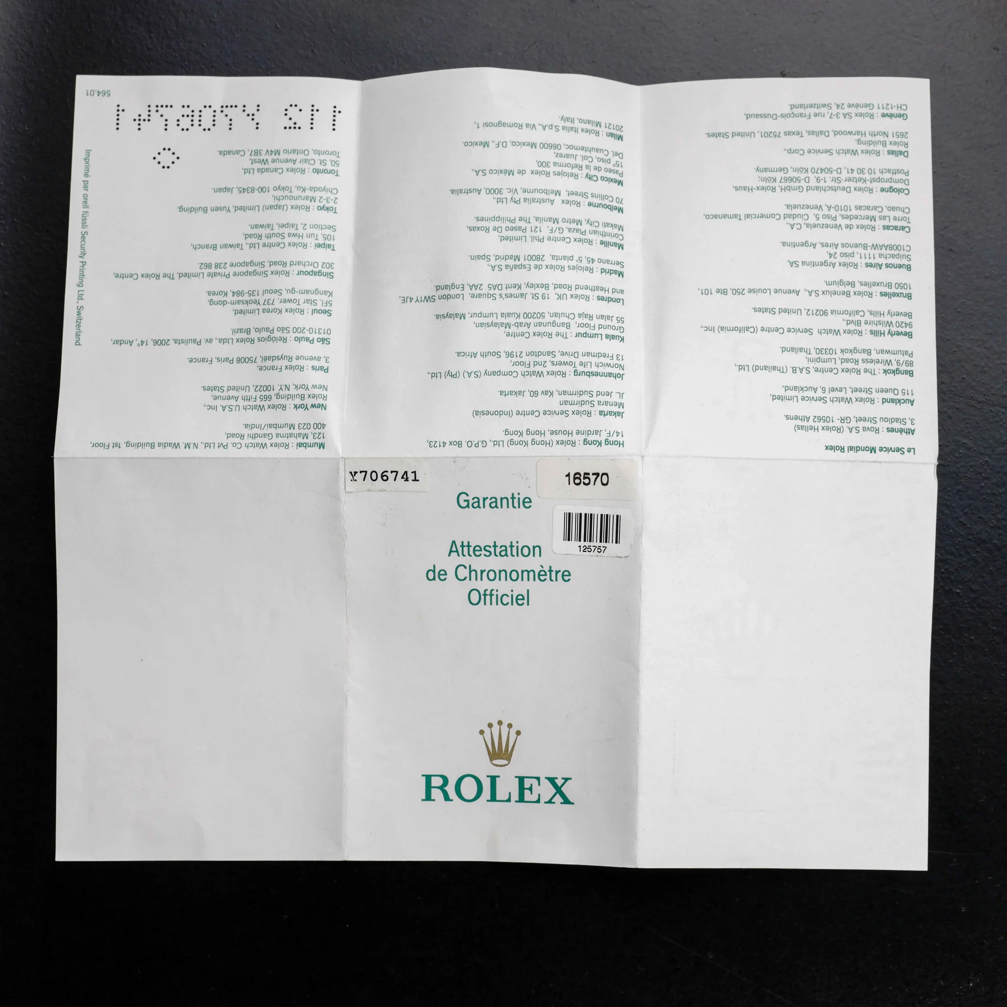 Rolex Explorer Ii nos Mit Aufklebern stahl 15