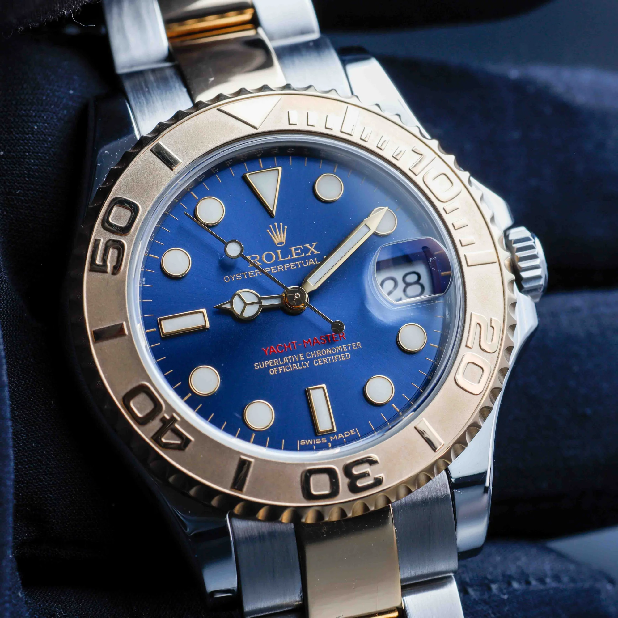 Rolex Yacht-master 35 acier/or jaune 13