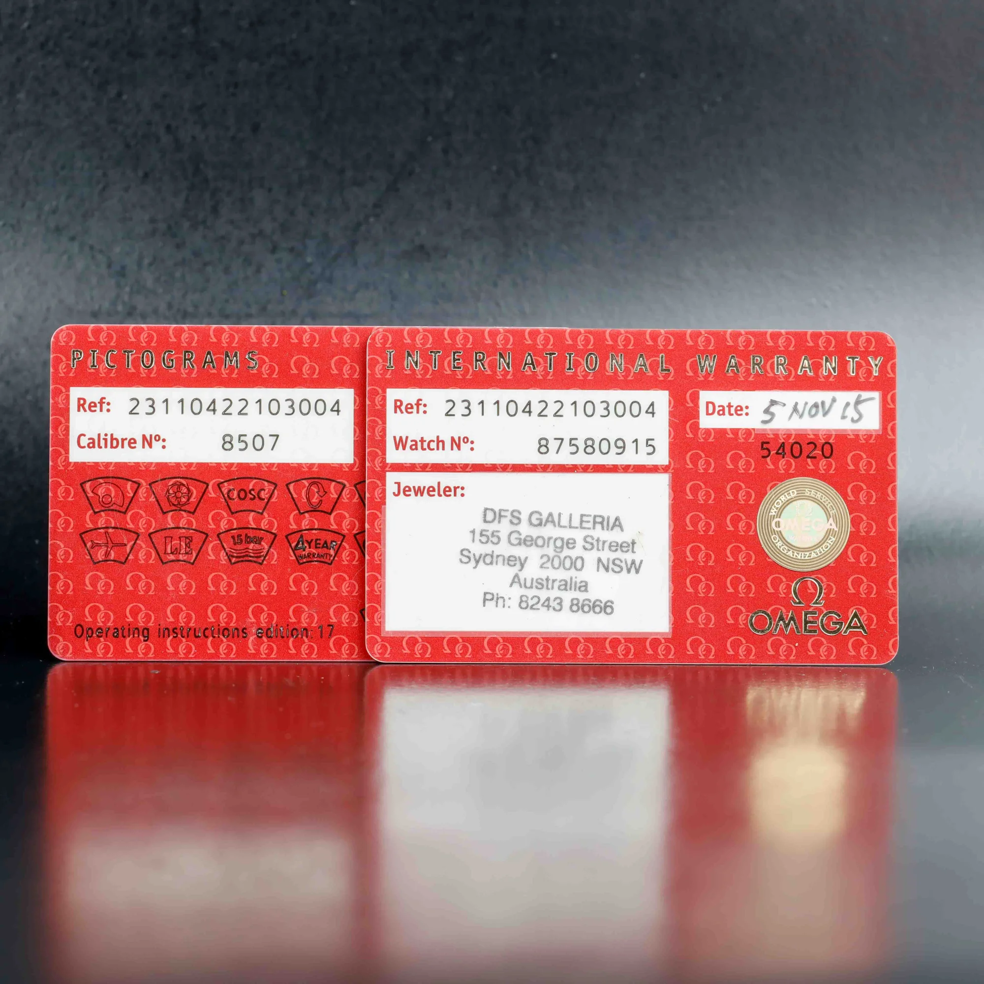 Oméga Seamaster Aqua Terra « 007 James Bond Limited Edition ». acier 16