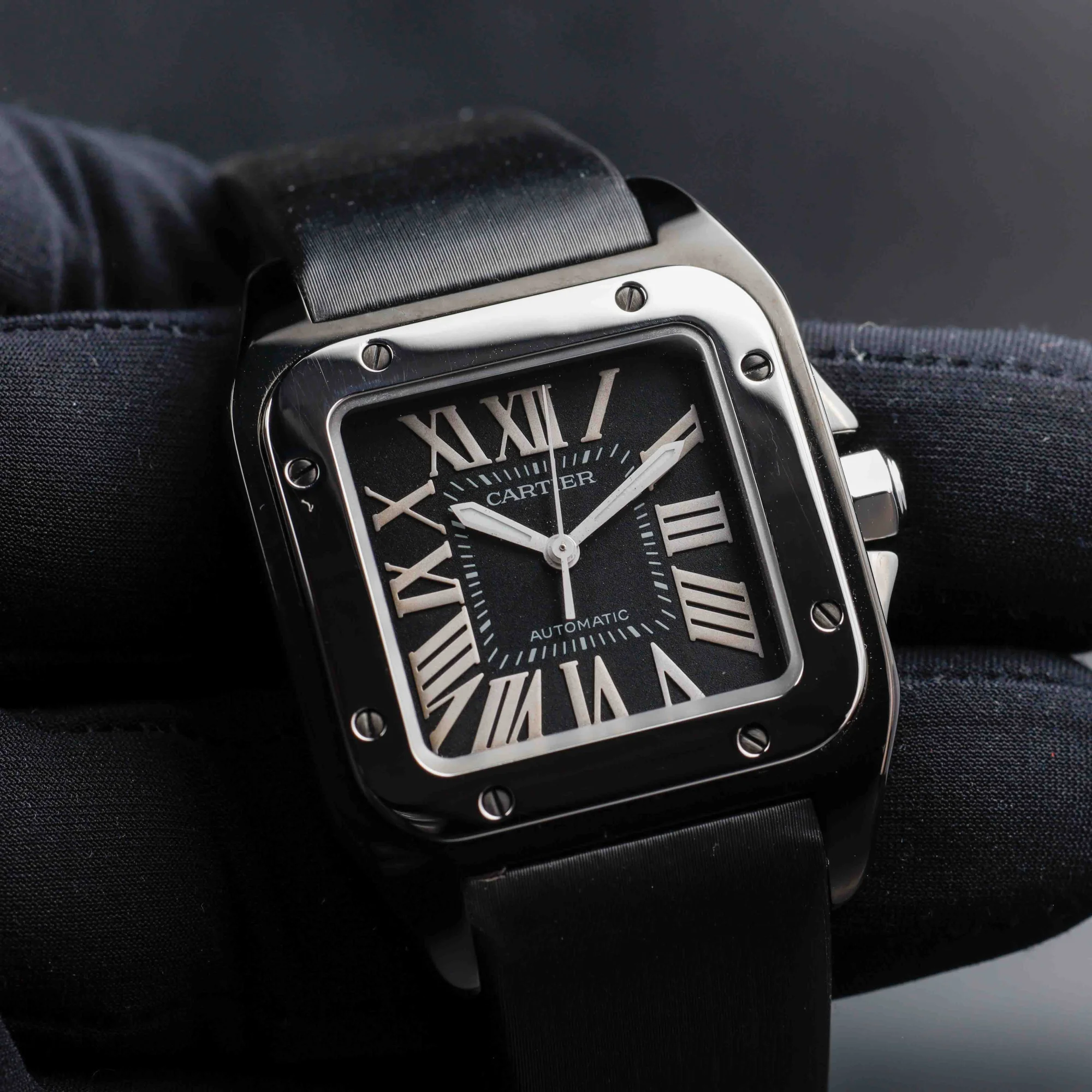 Cartier Santos 100 acciaio 8
