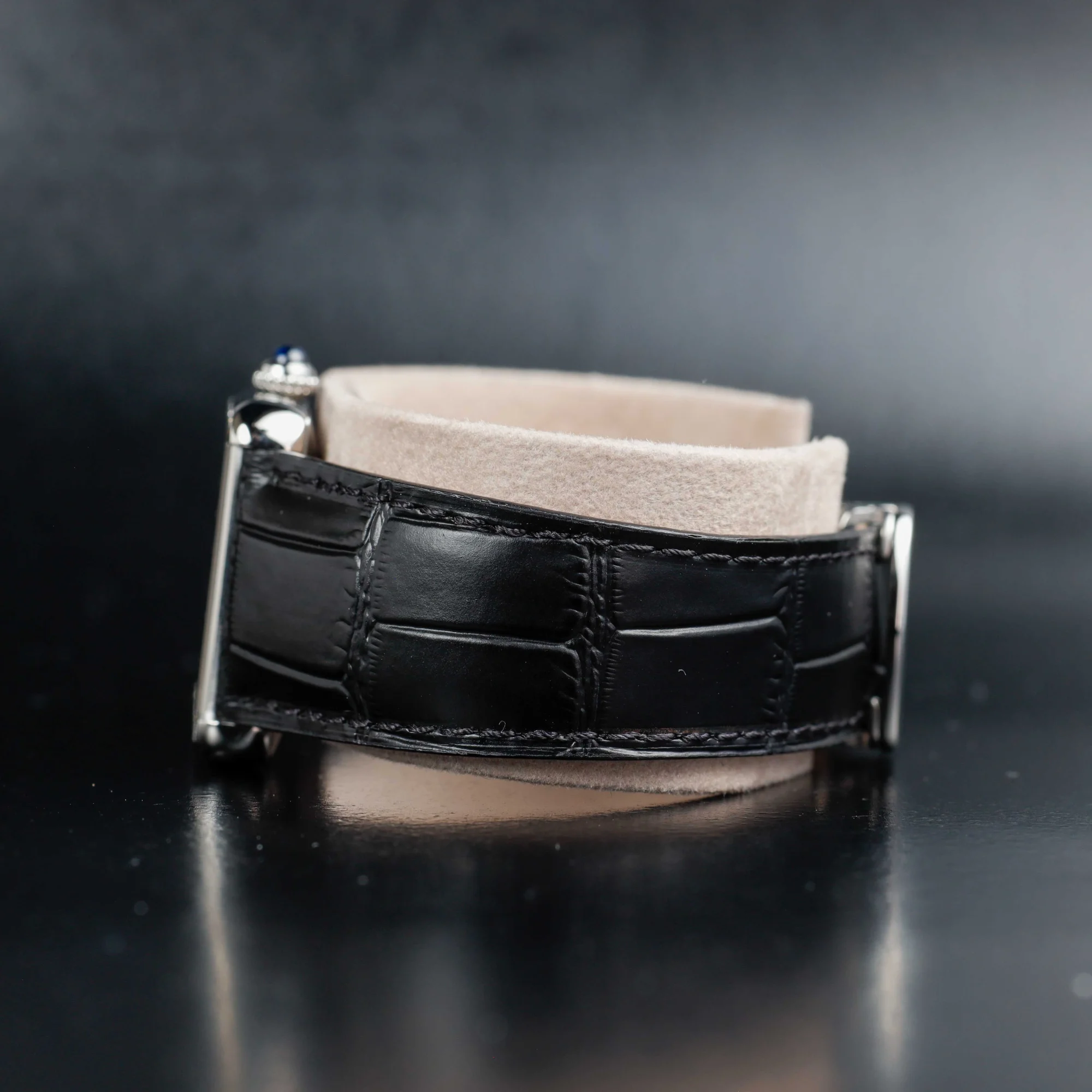 Cartier Tank Solo Xl With Natural Diamonds Customization steel 3