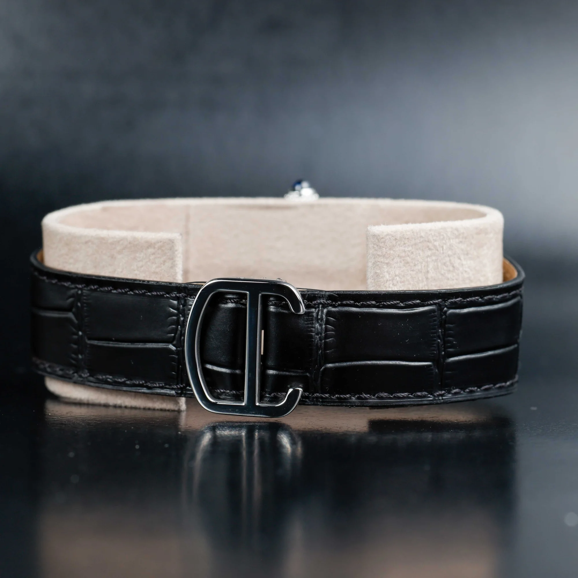 Cartier Tank Solo Xl With Natural Diamonds Customization steel 4