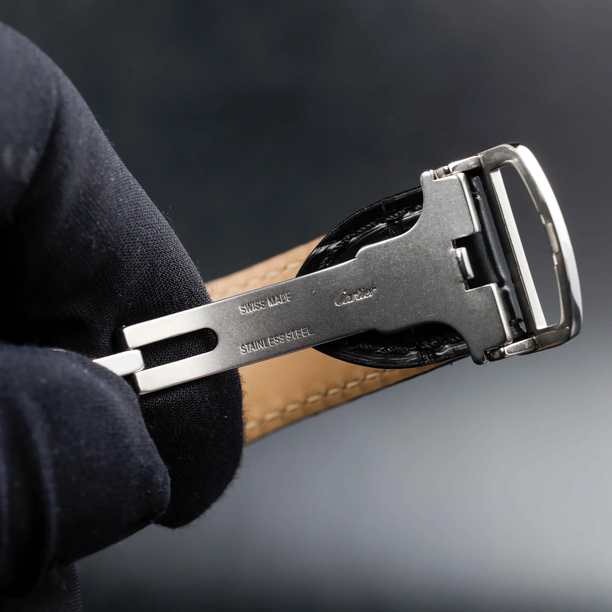 Cartier Tank Solo Xl With Natural Diamonds Customization steel 11