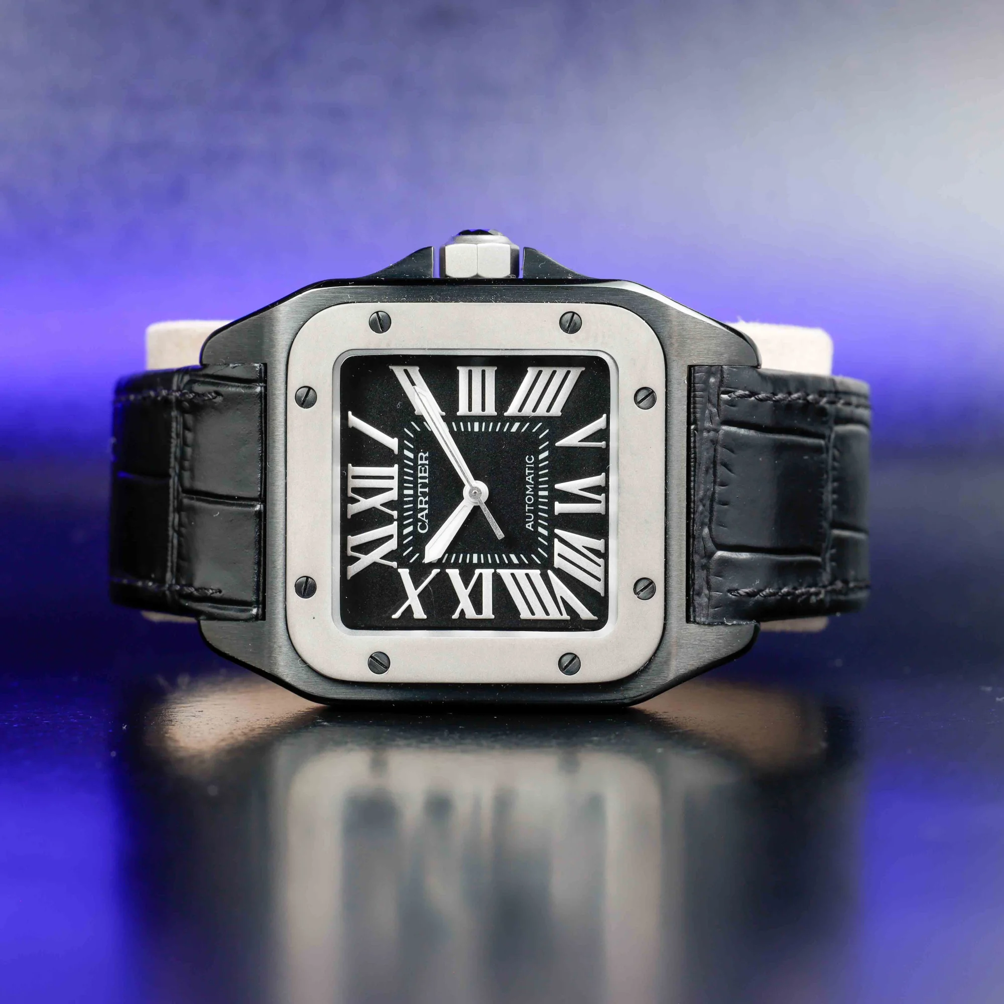 Cartier Santos 100 acciaio