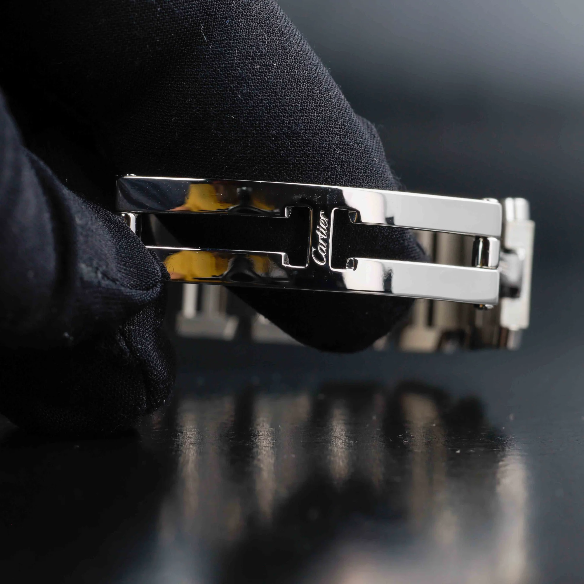 Cartier Tank Française acciaio 12