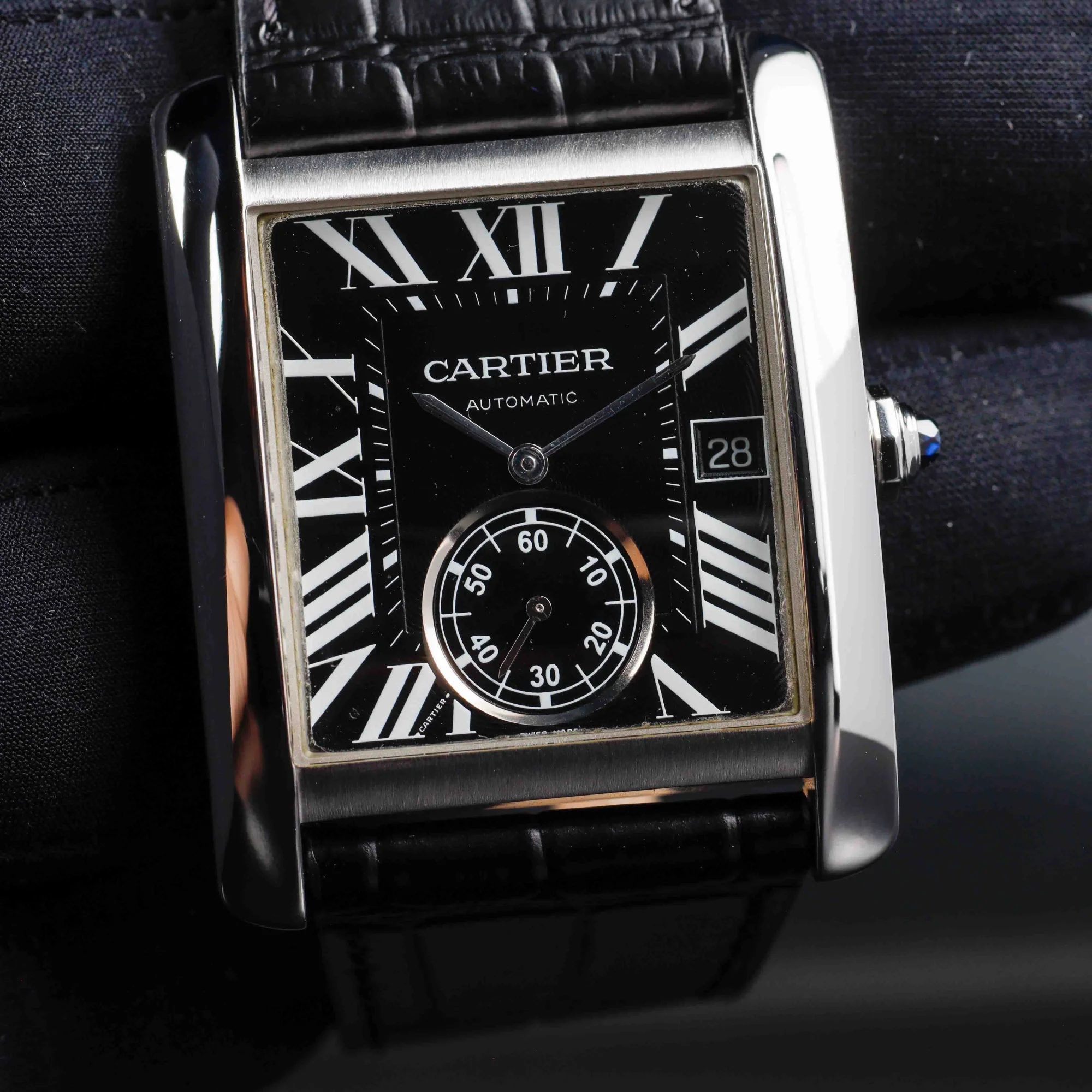 Cartier Tank Mc steel 8