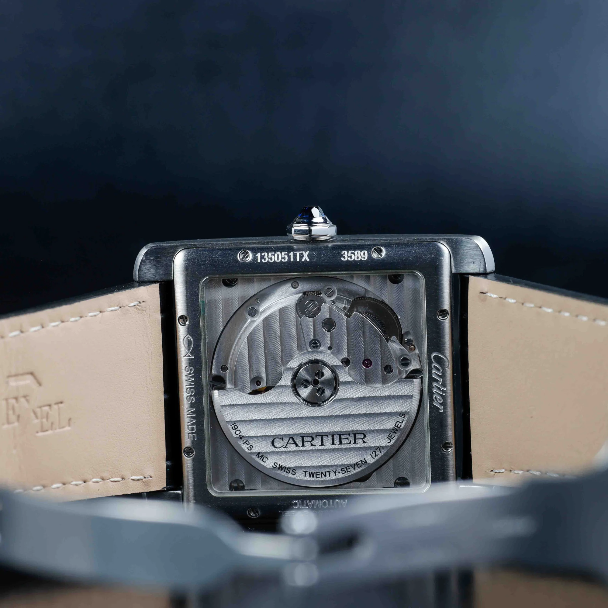 Cartier Tank Mc steel 9