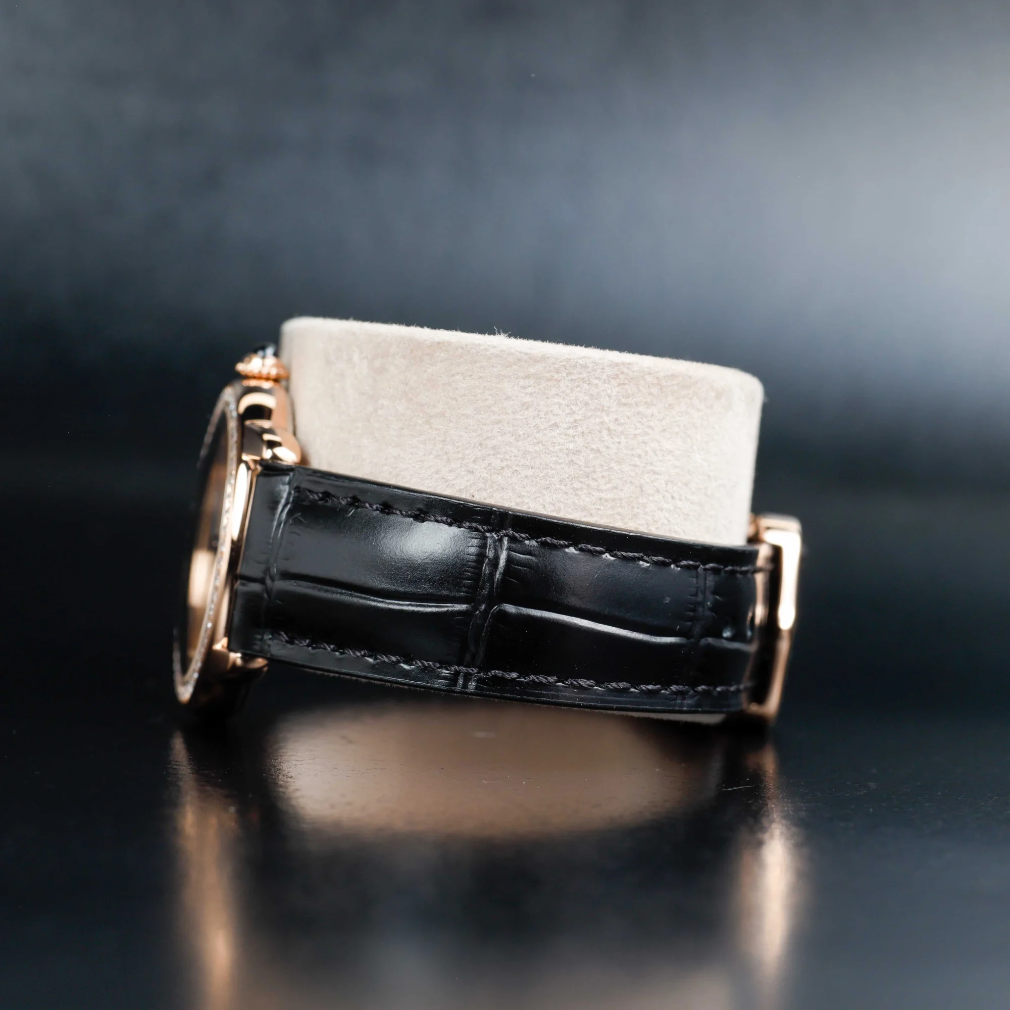 Cartier Ronde Solo Mit Natürlichen Diamanten Nach Maß rosa gold 3