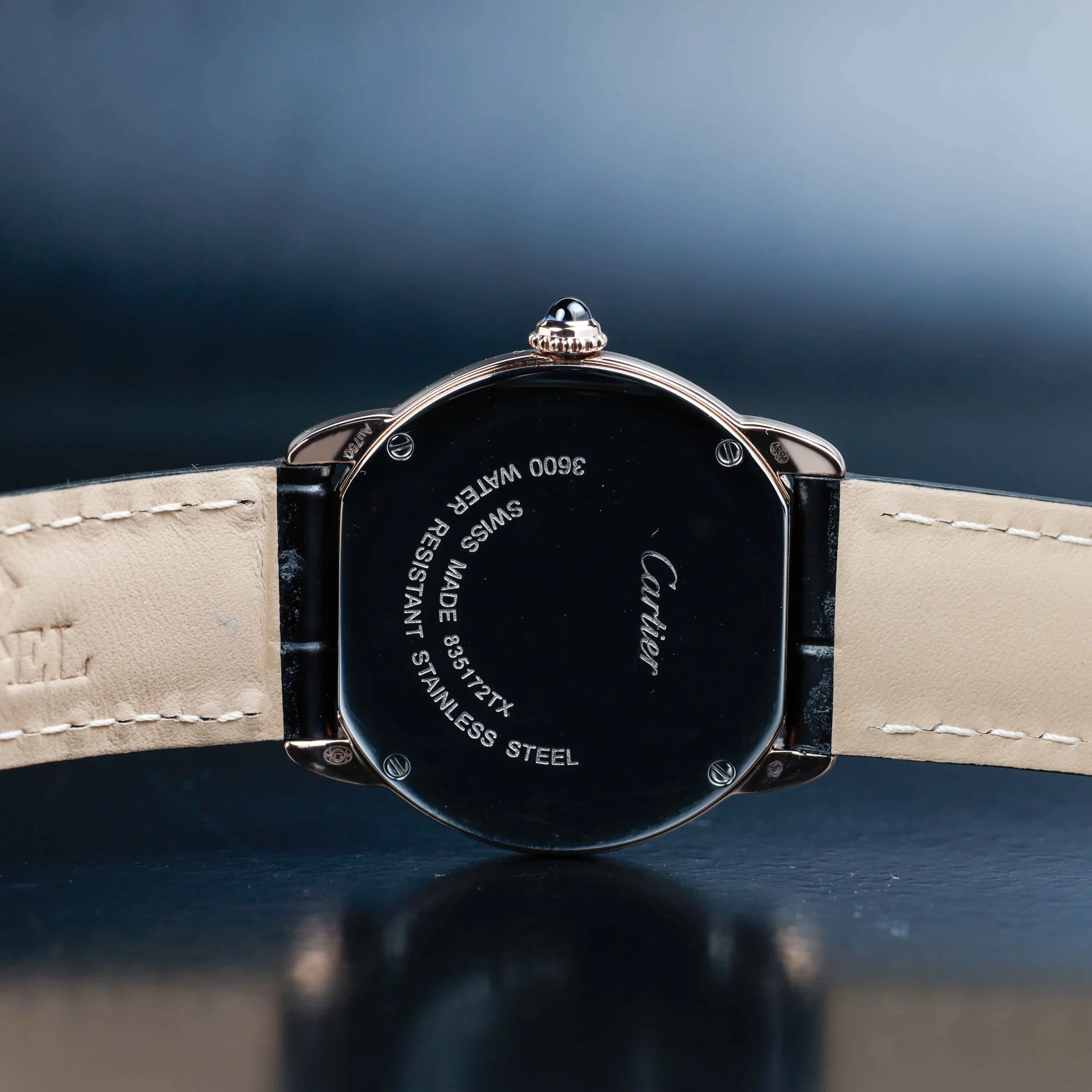 Cartier Ronde Solo Mit Natürlichen Diamanten Nach Maß rosa gold 8