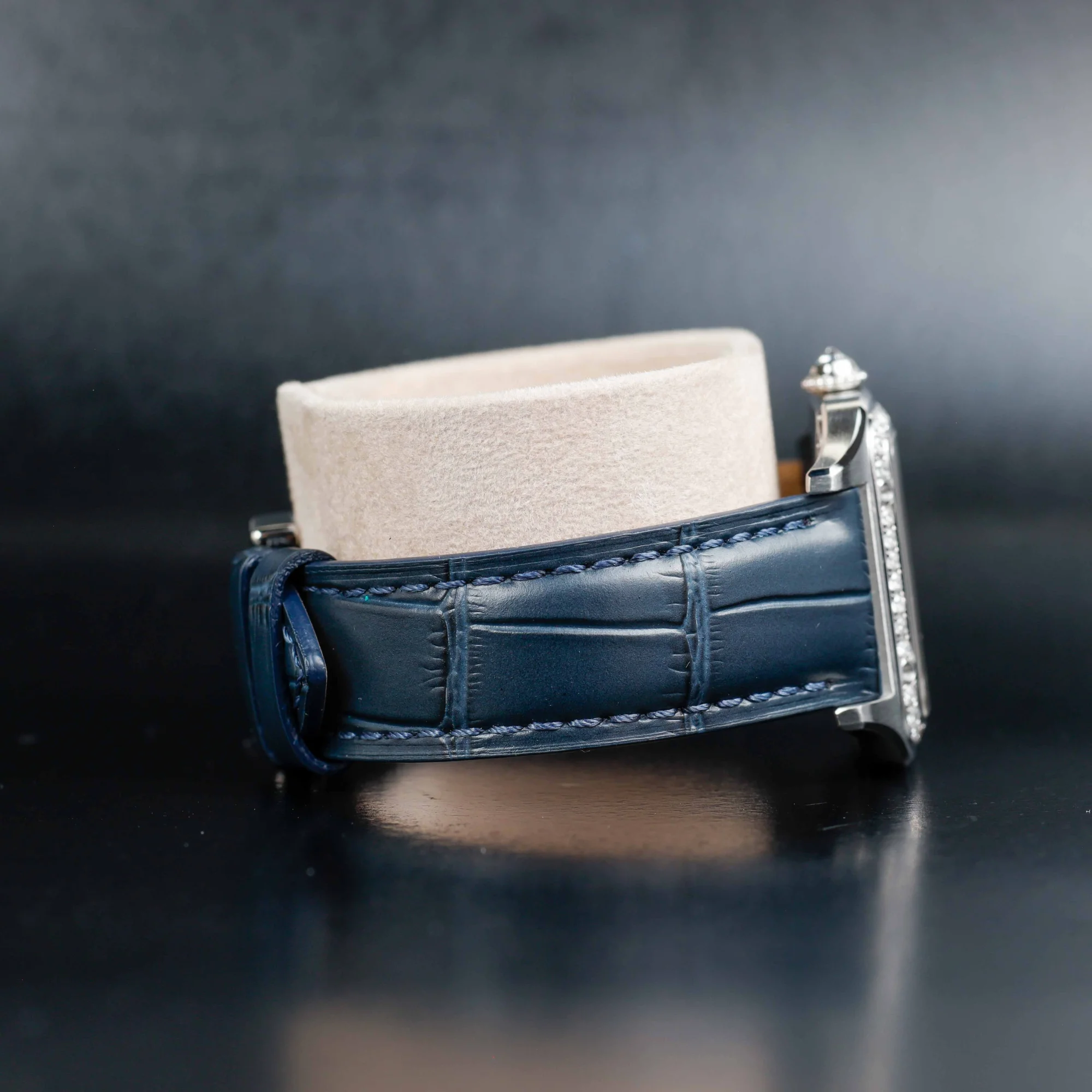 Cartier Santos Dumont Large Mit Natürlichen Diamanten Personalisierung stahl 5