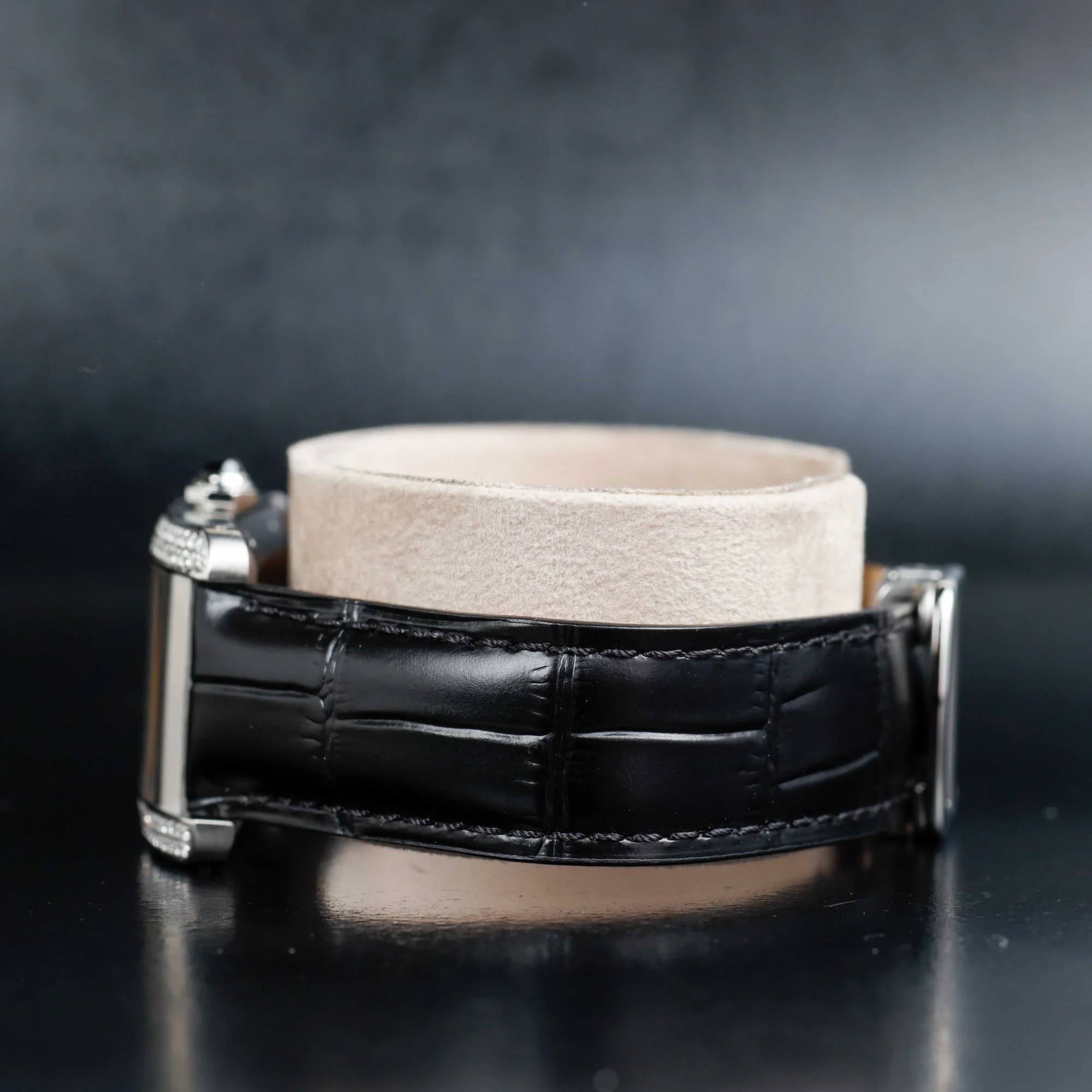 Cartier Tank AmÉricaine With Natural Diamonds Customization steel 3