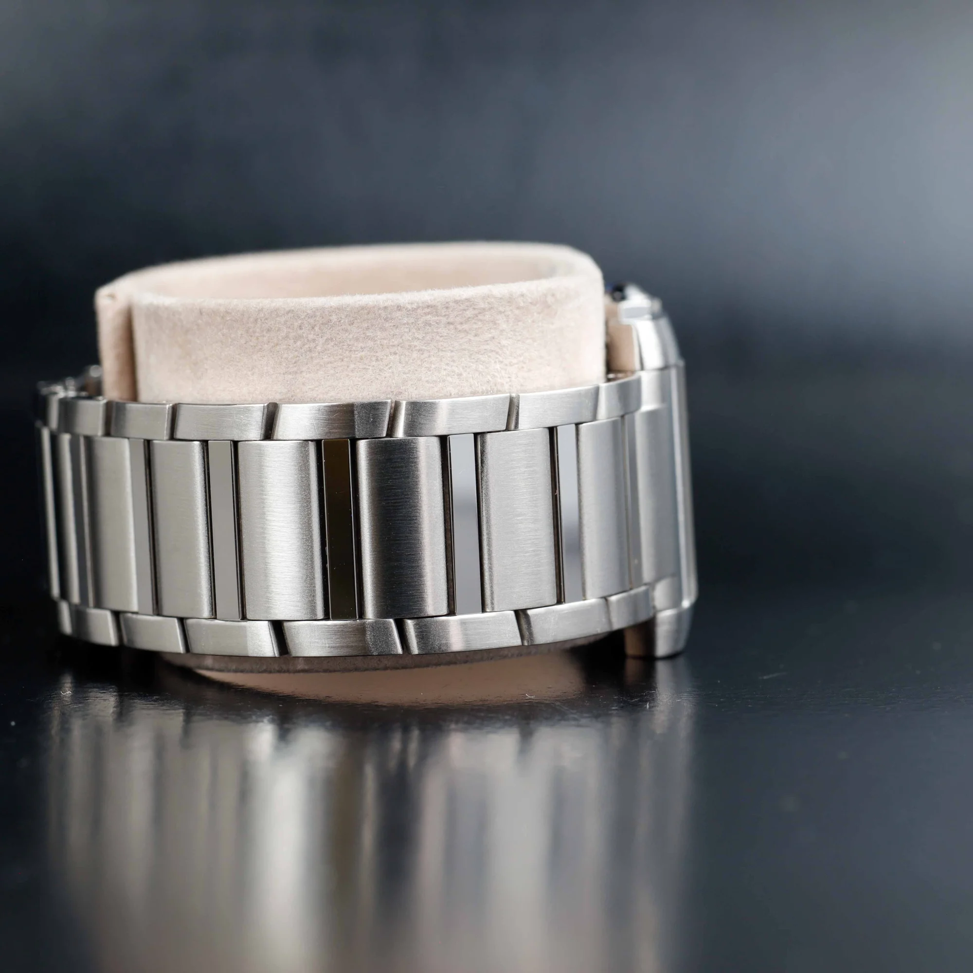 Cartier Tank Française acciaio 5