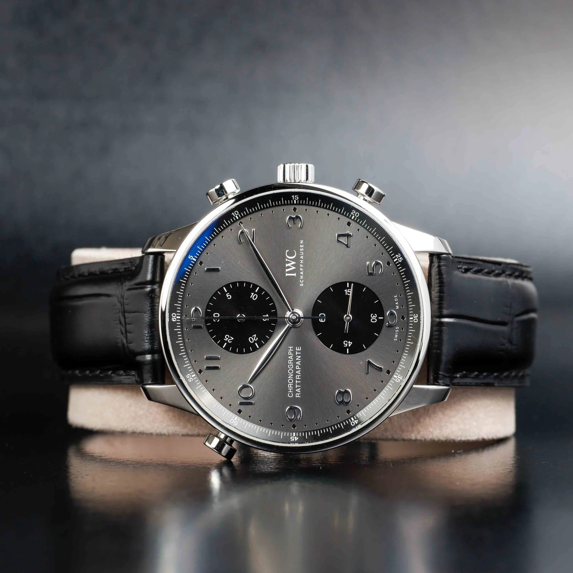 IWC Portugieser Chronograph Rattrapante rue De La Paix Limited Edition 217/250 acciaio 2