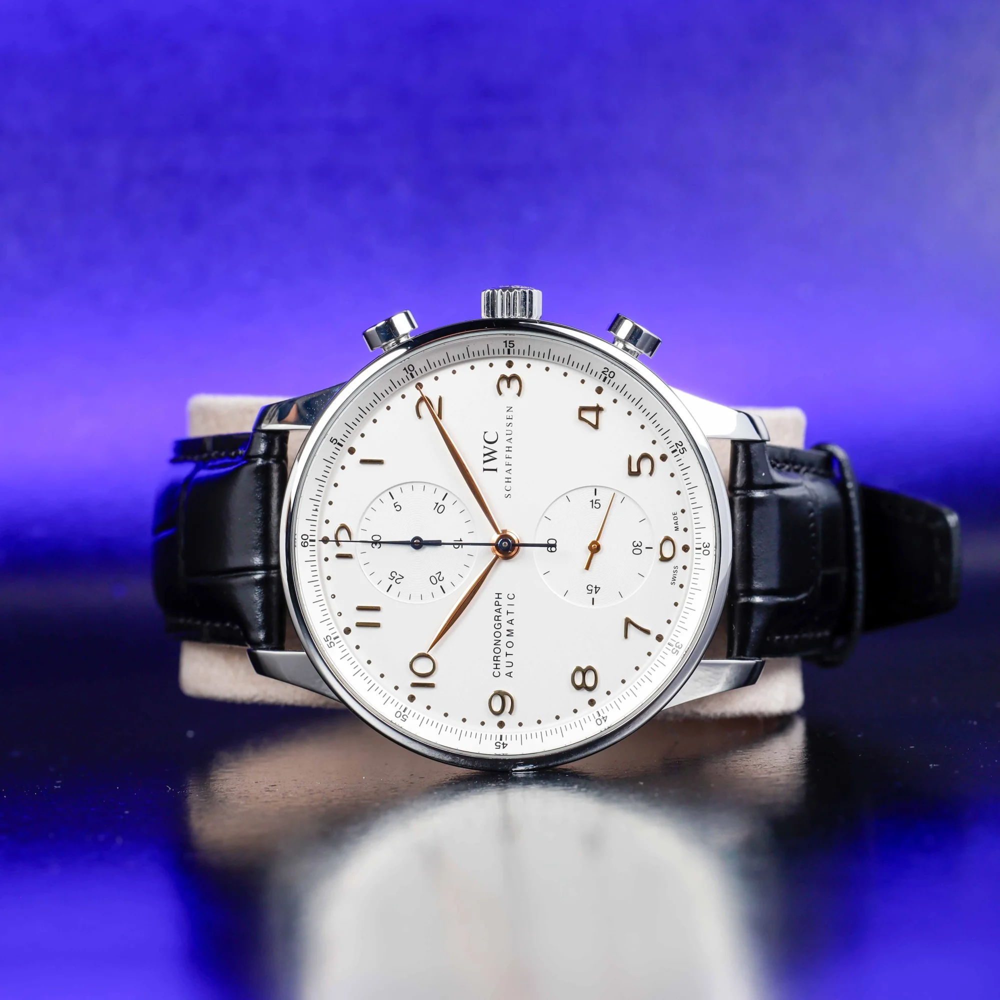 IWC Portuguese Chronograph acciaio