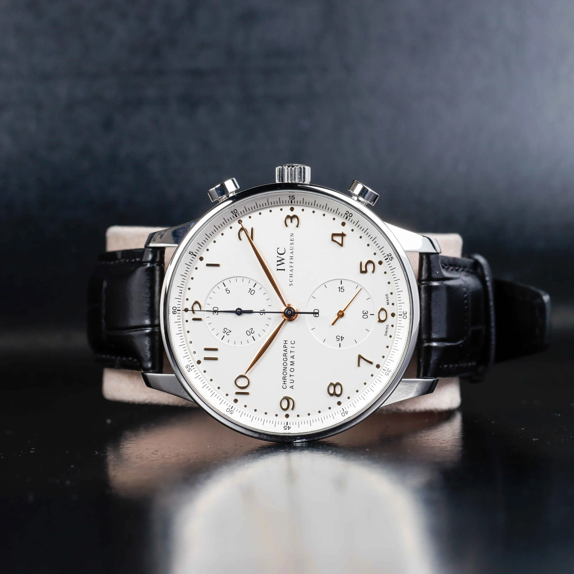 IWC Portuguese Chronograph acciaio 2