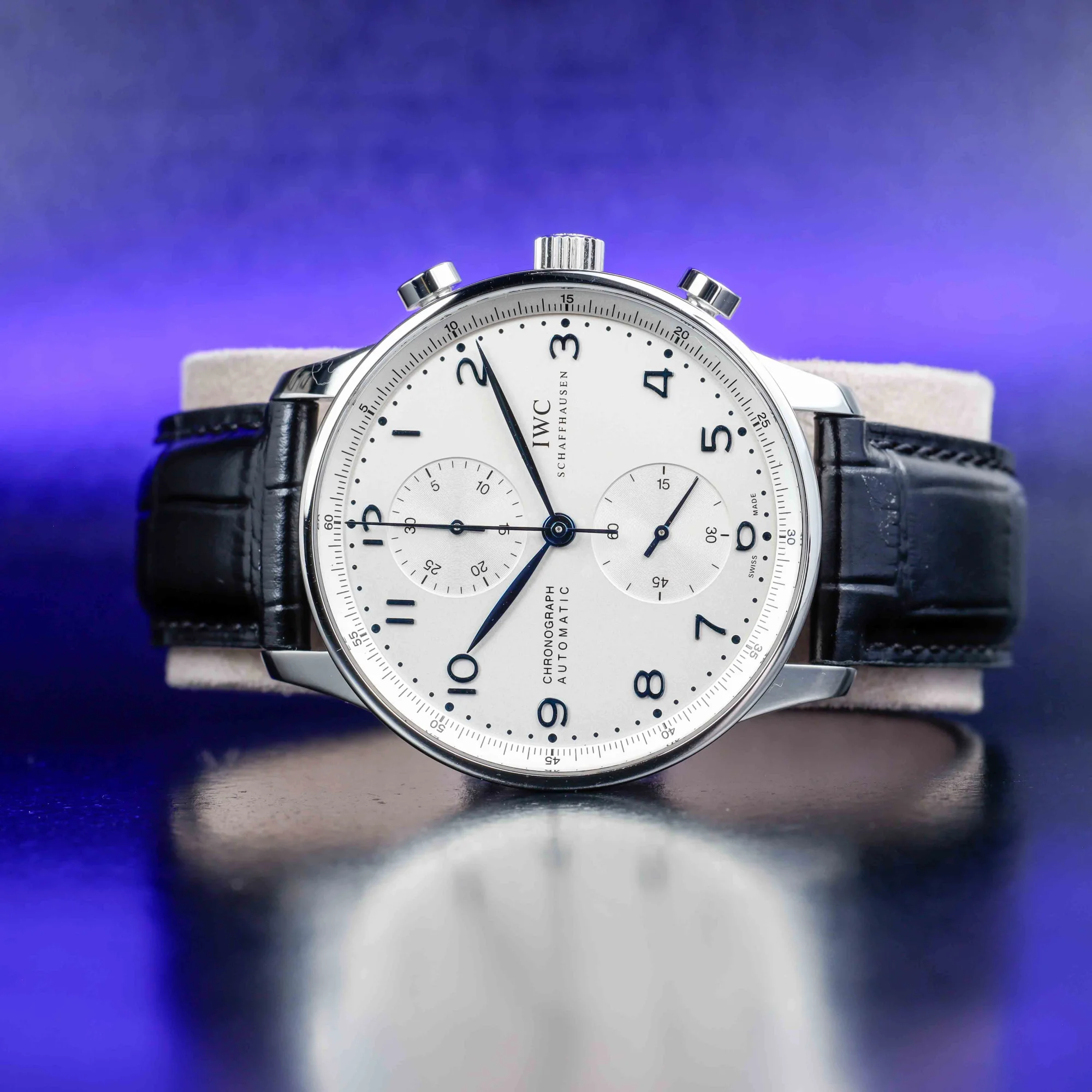 IWC Portugiesischer Chronograph stahl