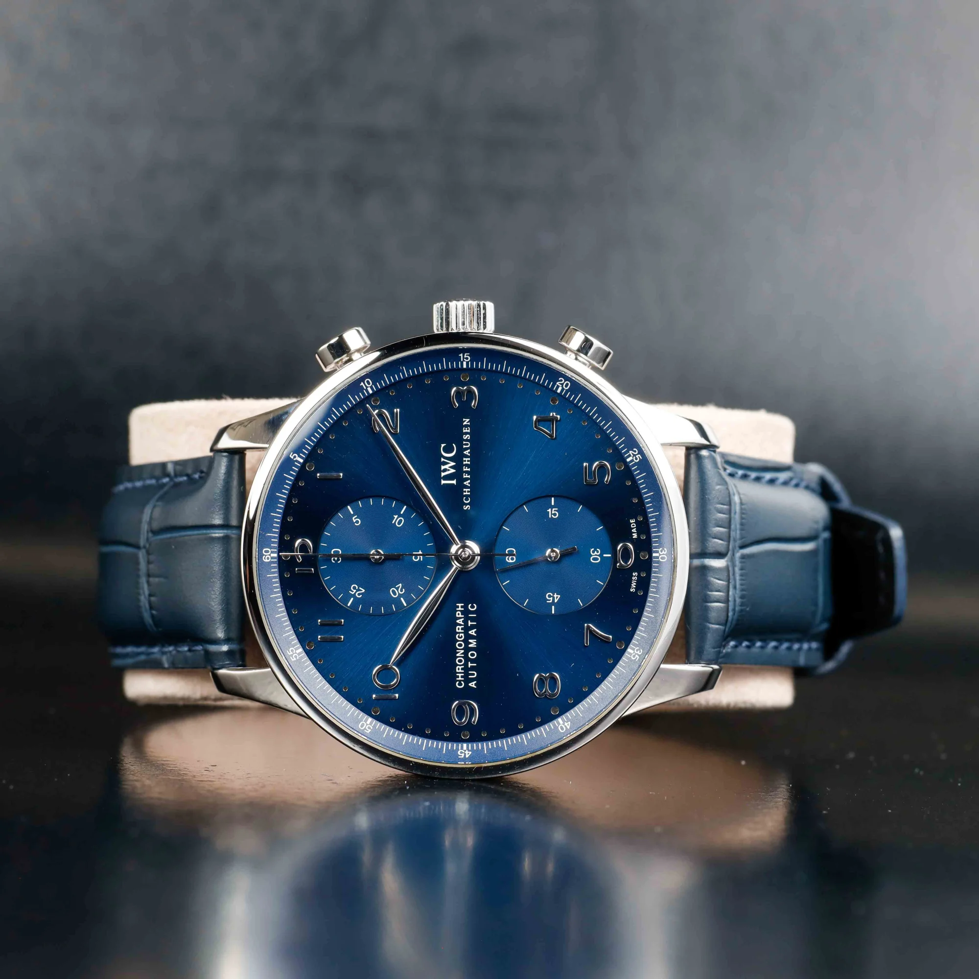 IWC Portuguese Chronograph acciaio 2